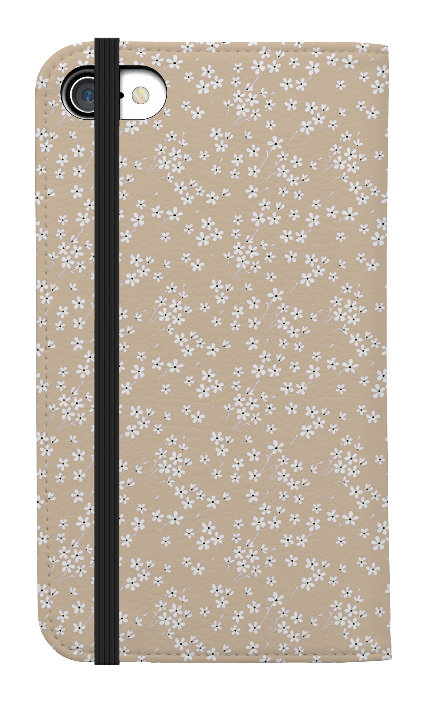 Posy Beige - Folio Case - iPhone 8