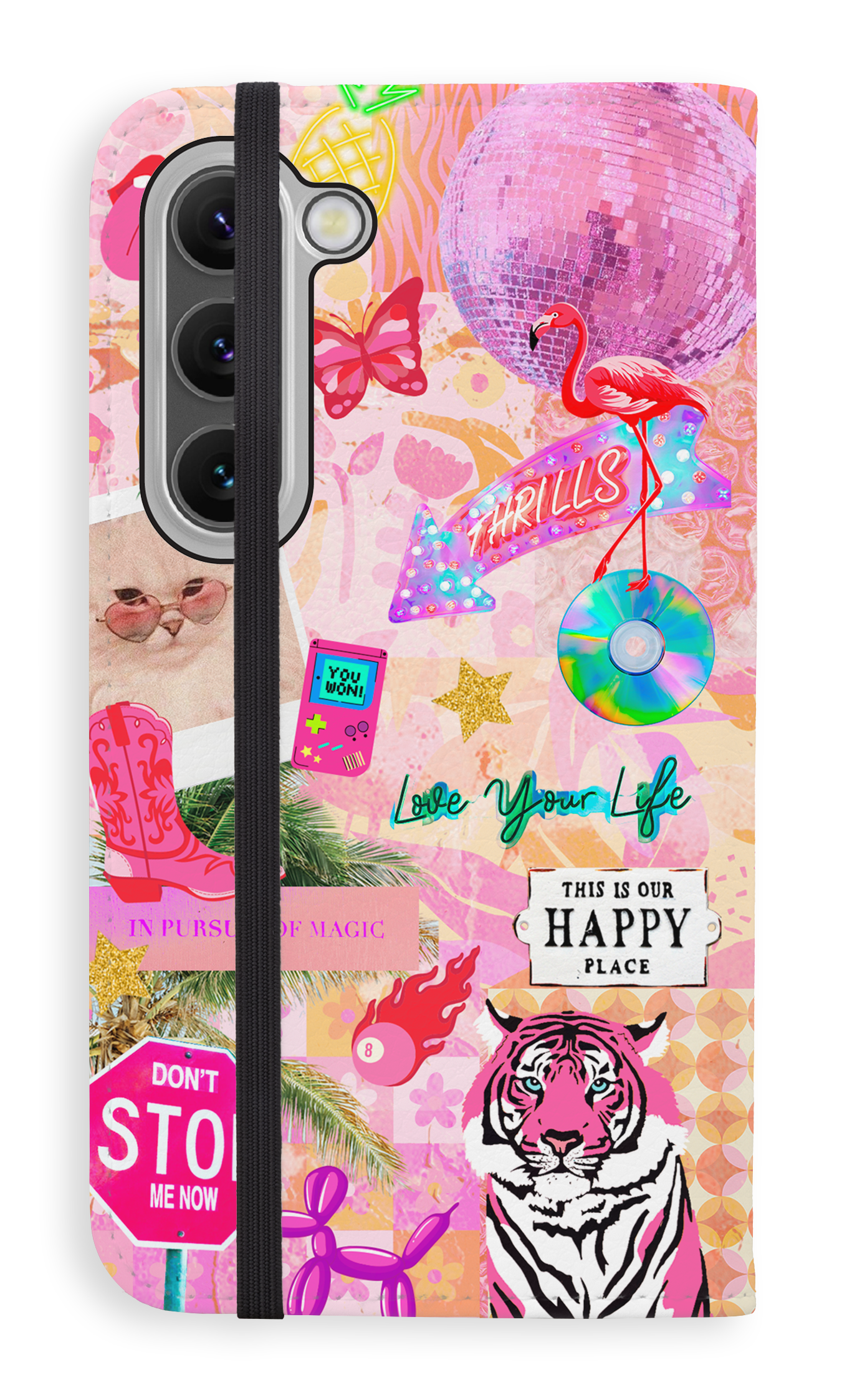 Happy Place - Folio Case - Galaxy S23