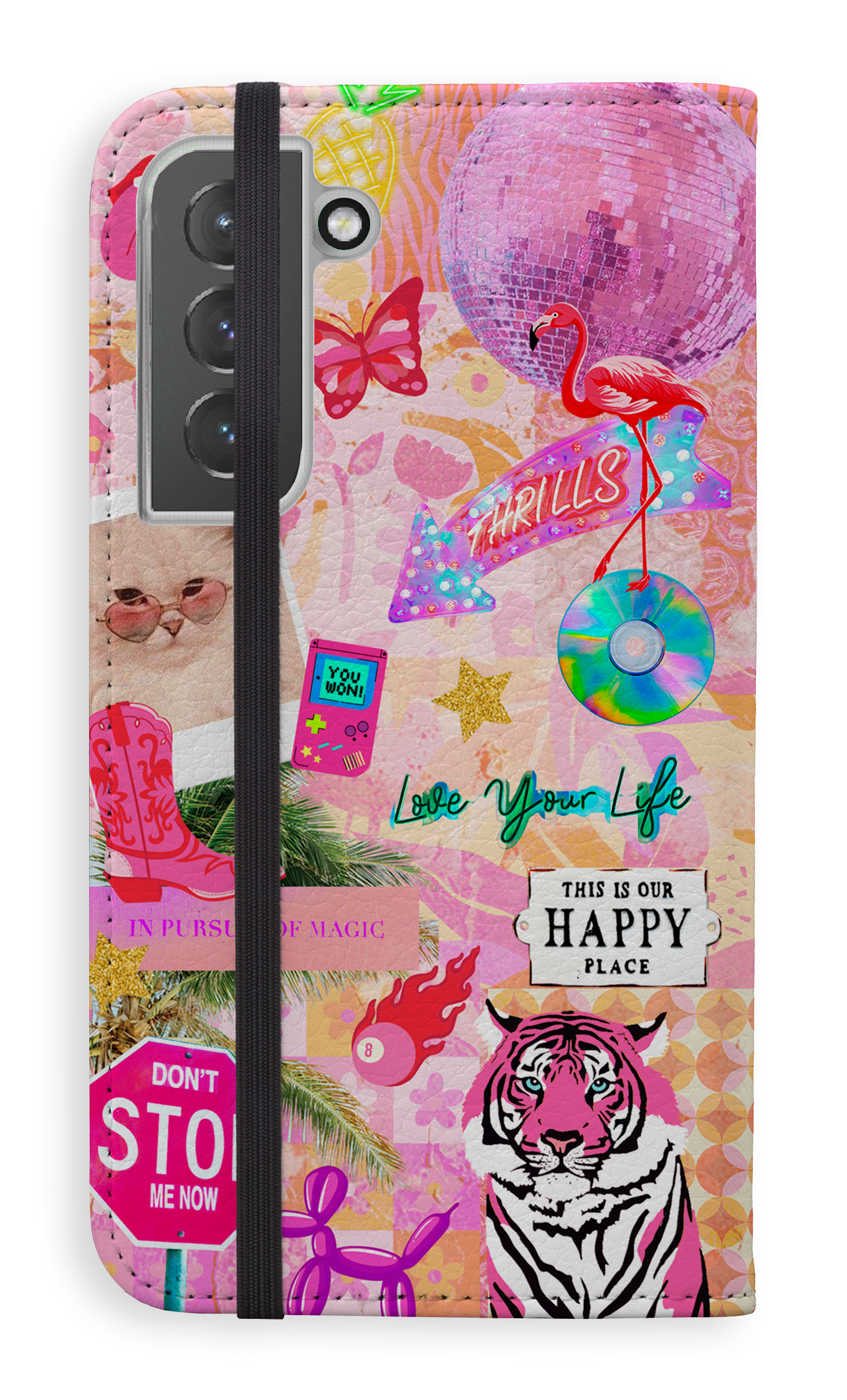 Happy Place - Folio Case - Galaxy S22