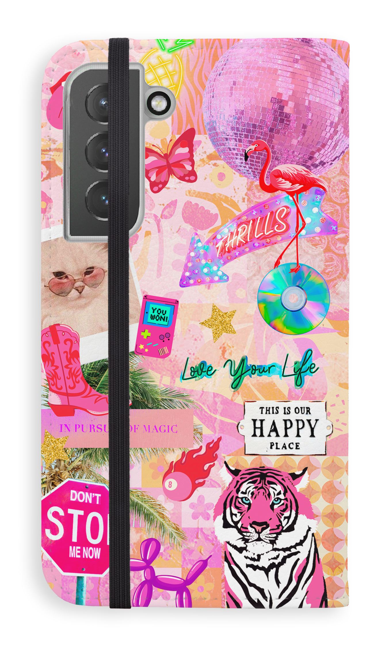 Happy Place - Folio Case - Galaxy S22