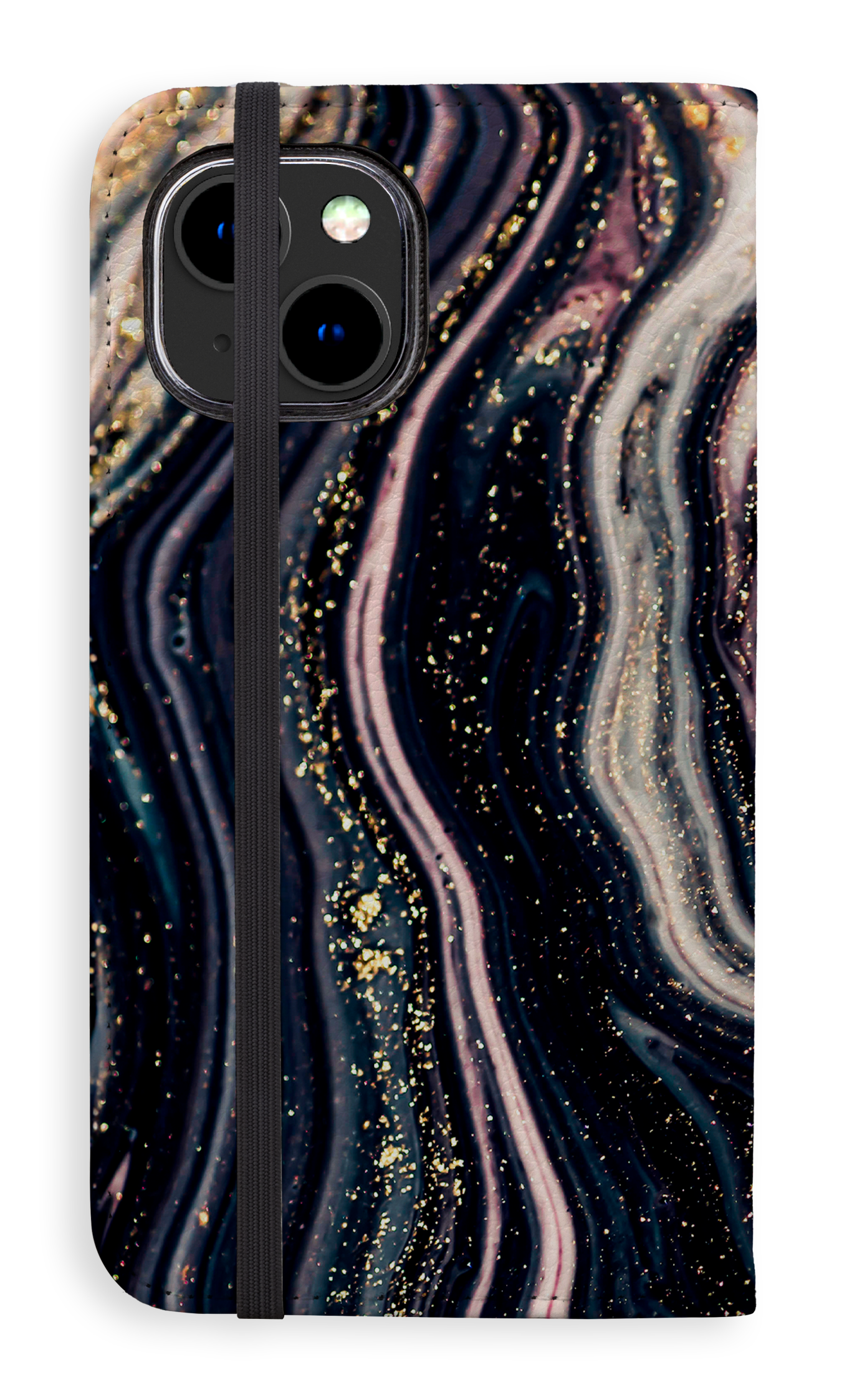 Shimmering Secrets - Folio Case - iPhone 15