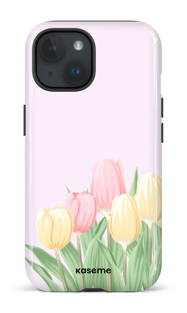 Tulip Bouquet Purple - iPhone 15