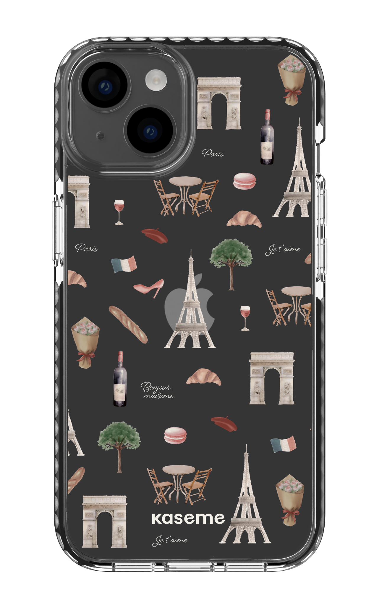 Je t'aime Paris Clear Case - iPhone 14