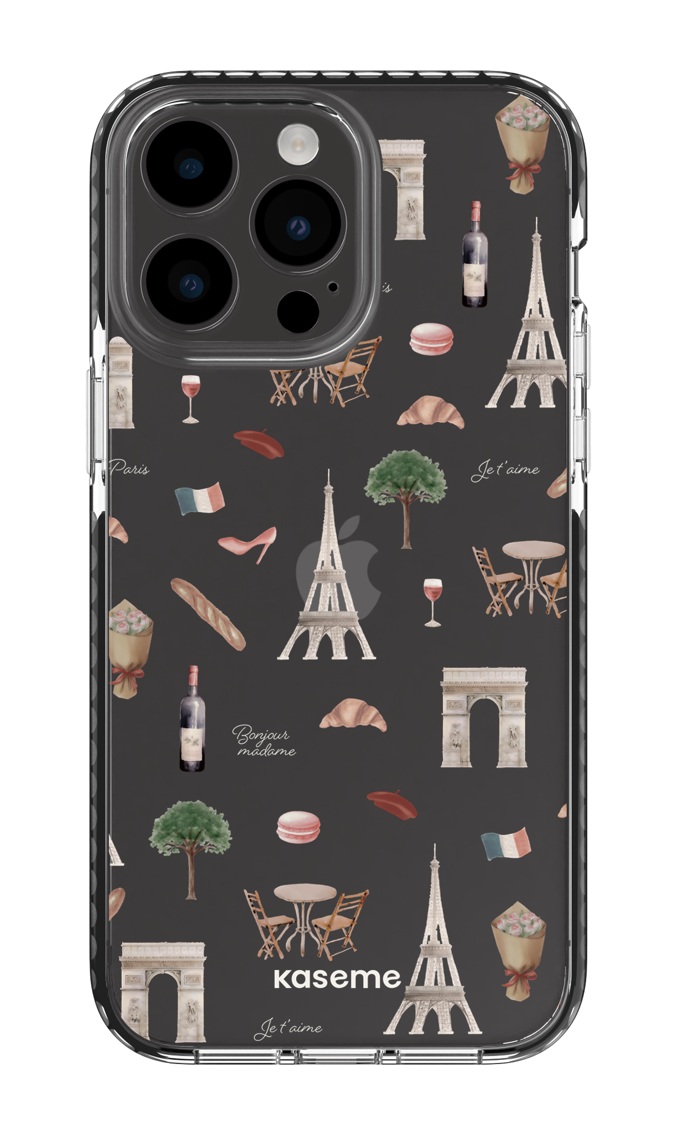 Je t'aime Paris Clear Case - iPhone 14 Pro Max