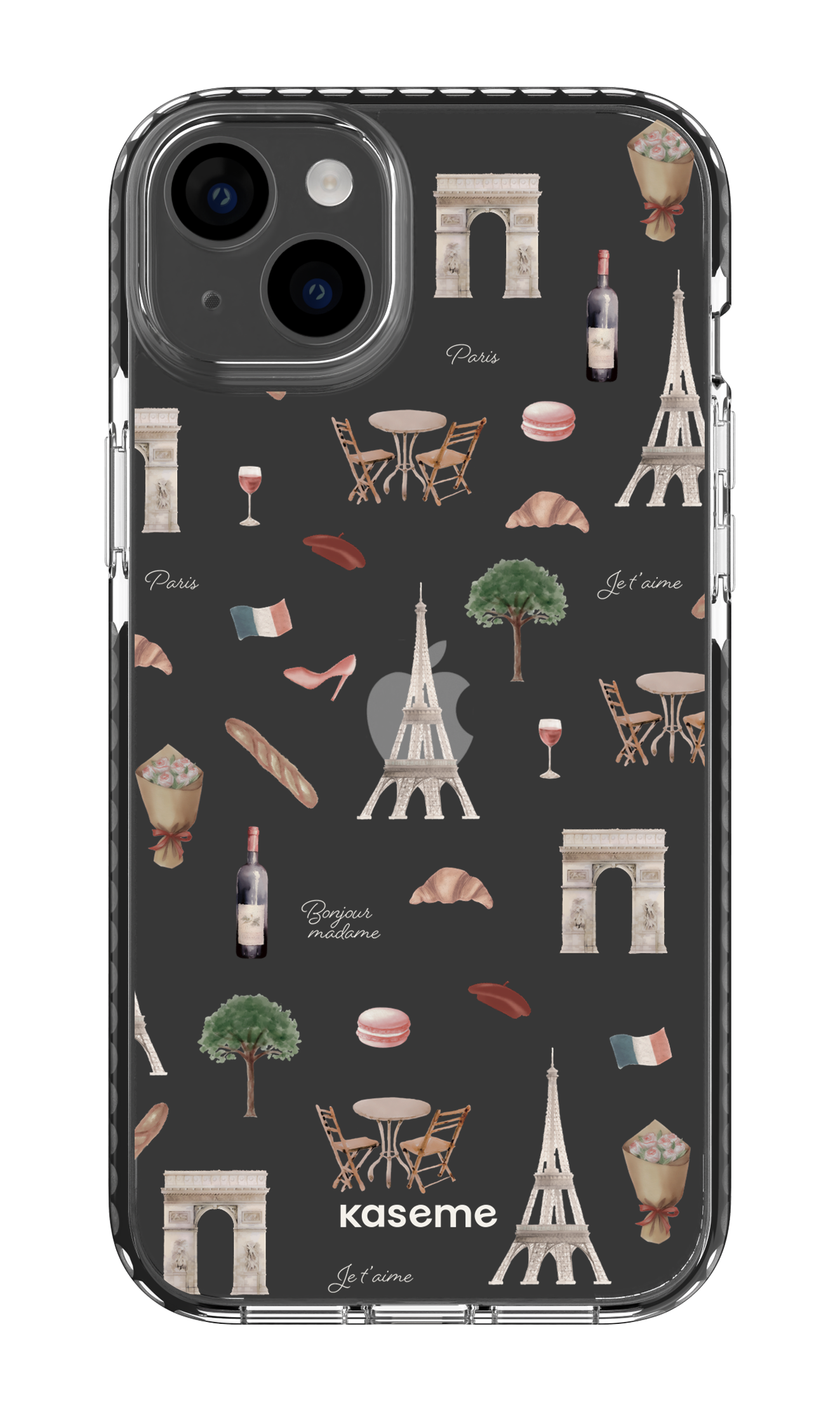 Je t'aime Paris Clear Case - iPhone 14 Plus