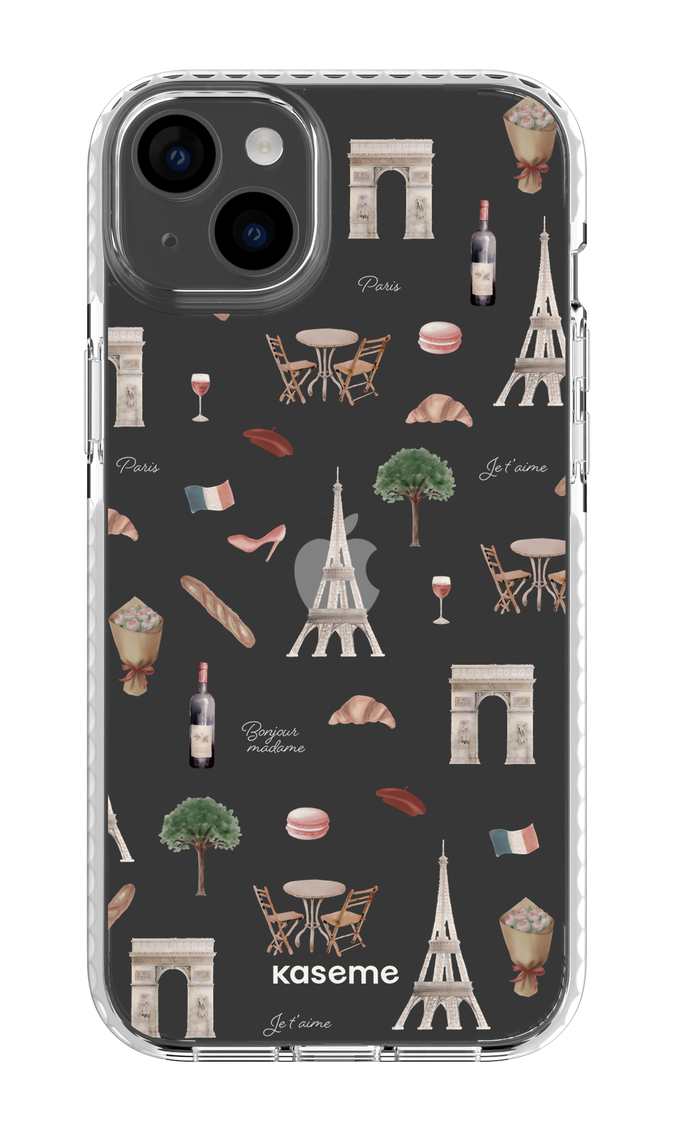 Je t'aime Paris Clear Case - iPhone 14 Plus