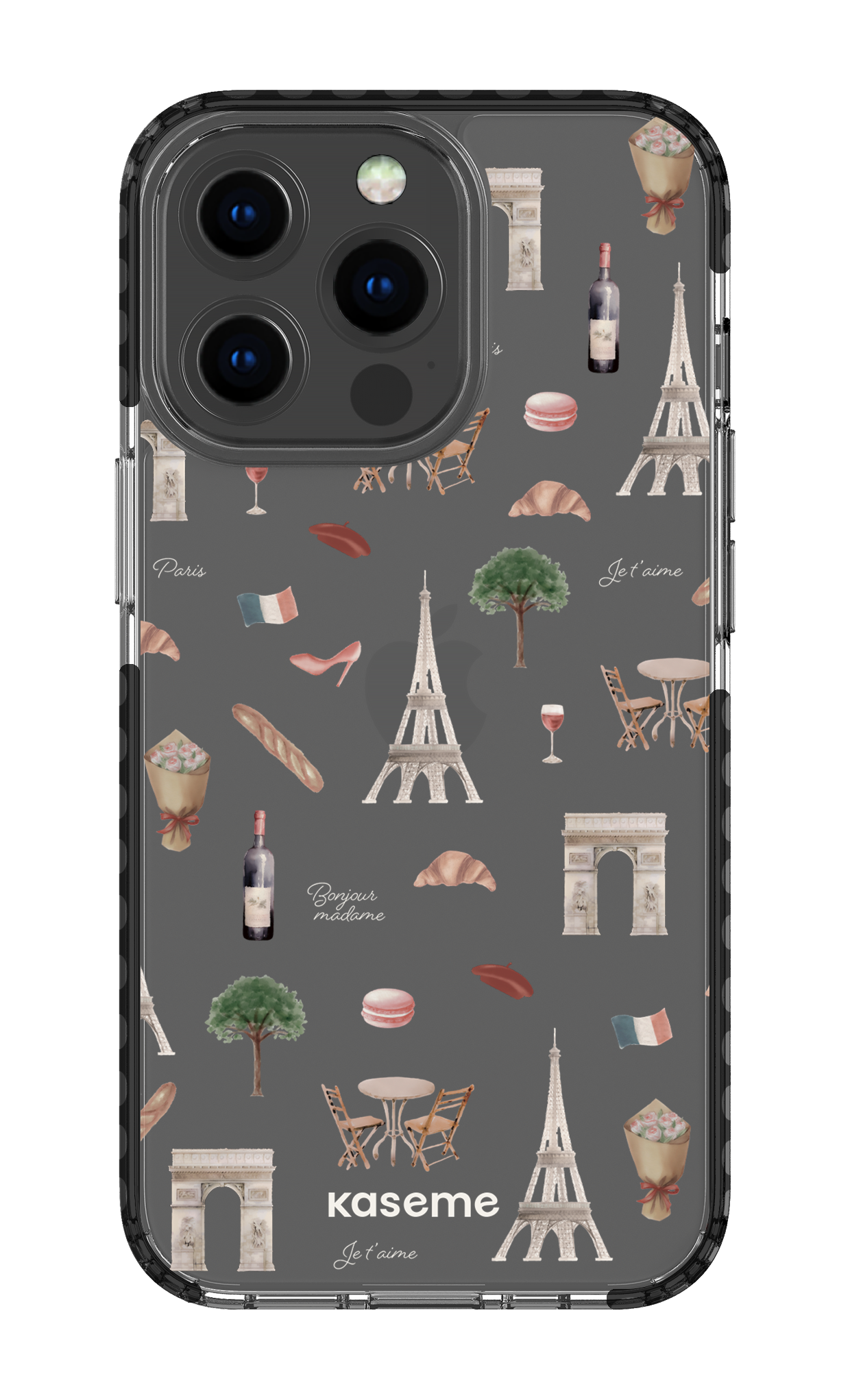 Je t'aime Paris Clear Case - iPhone 13 Pro