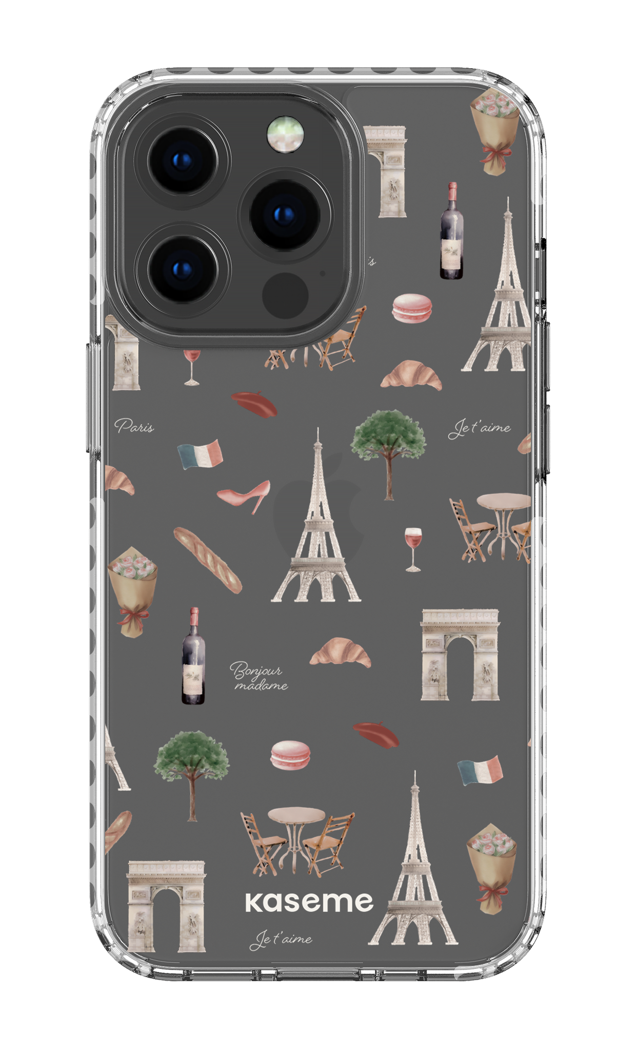 Je t'aime Paris Clear Case - iPhone 13 Pro