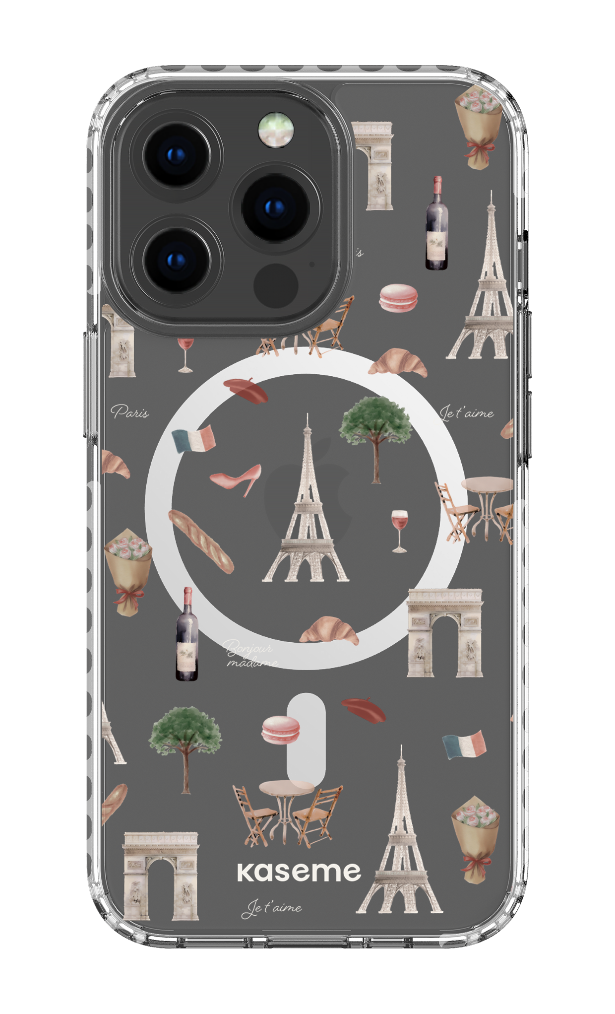 Je t'aime Paris Clear Case - iPhone 13 Pro