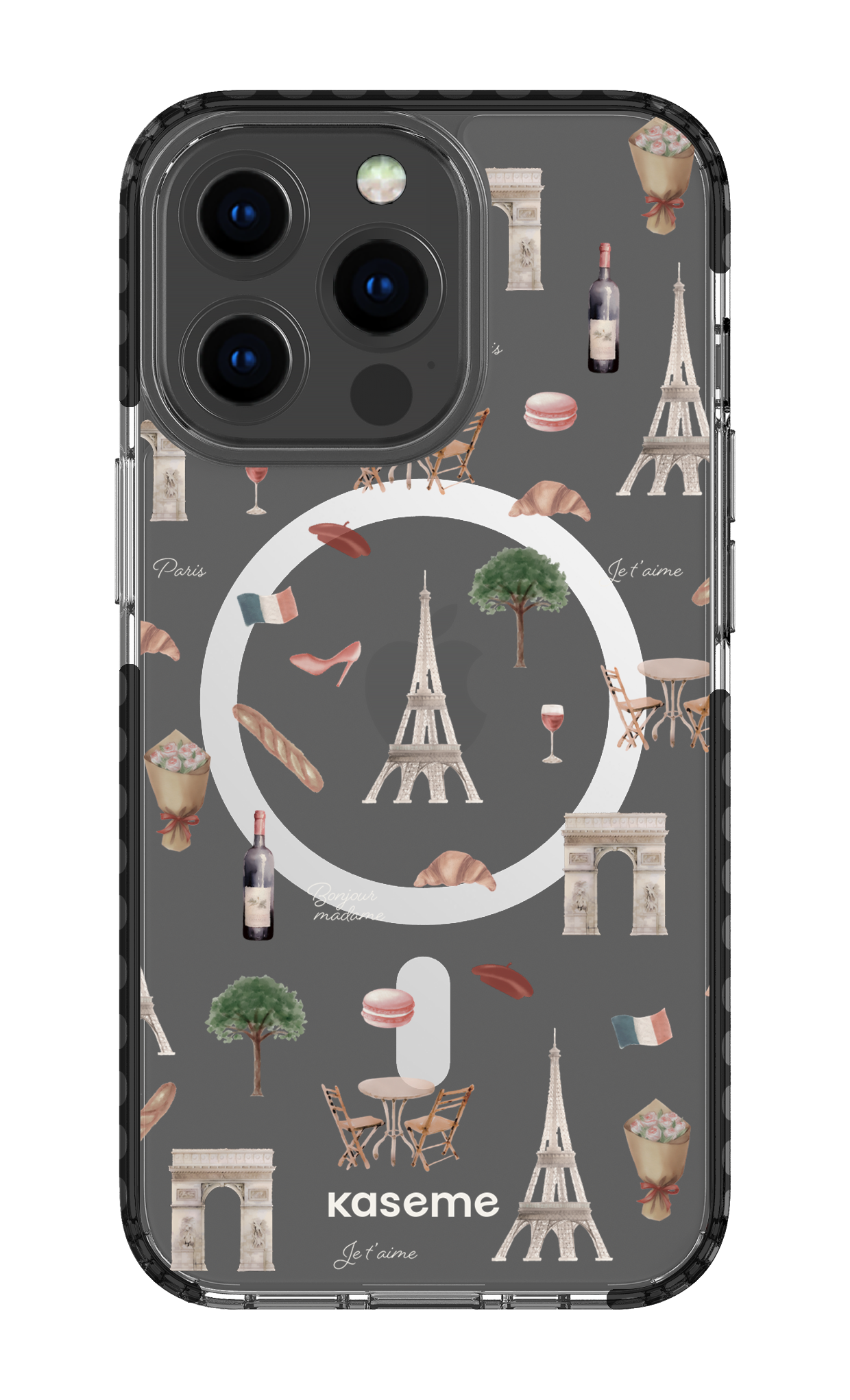 Je t'aime Paris Clear Case - iPhone 13 Pro