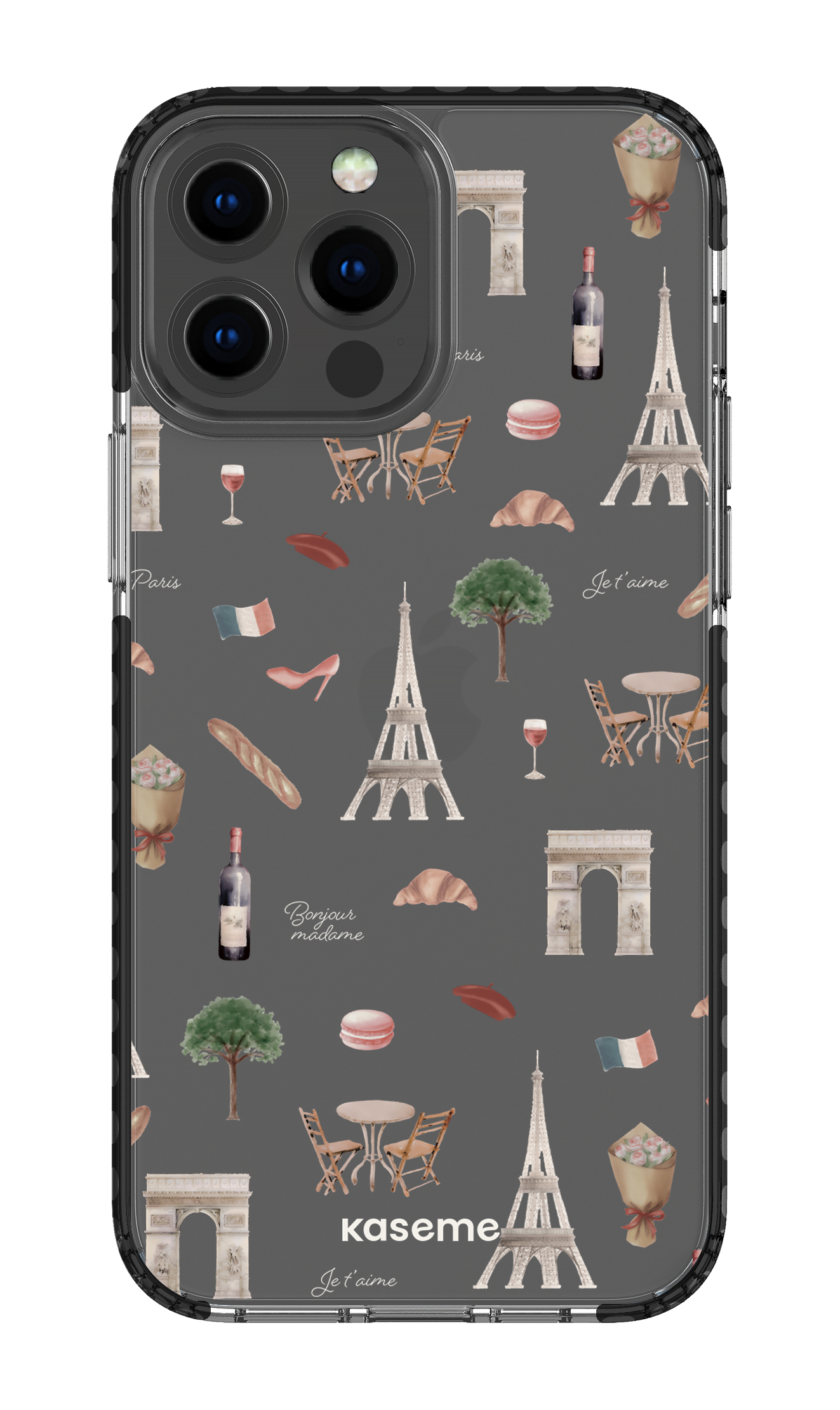 Je t'aime Paris Clear Case - iPhone 13 Pro Max