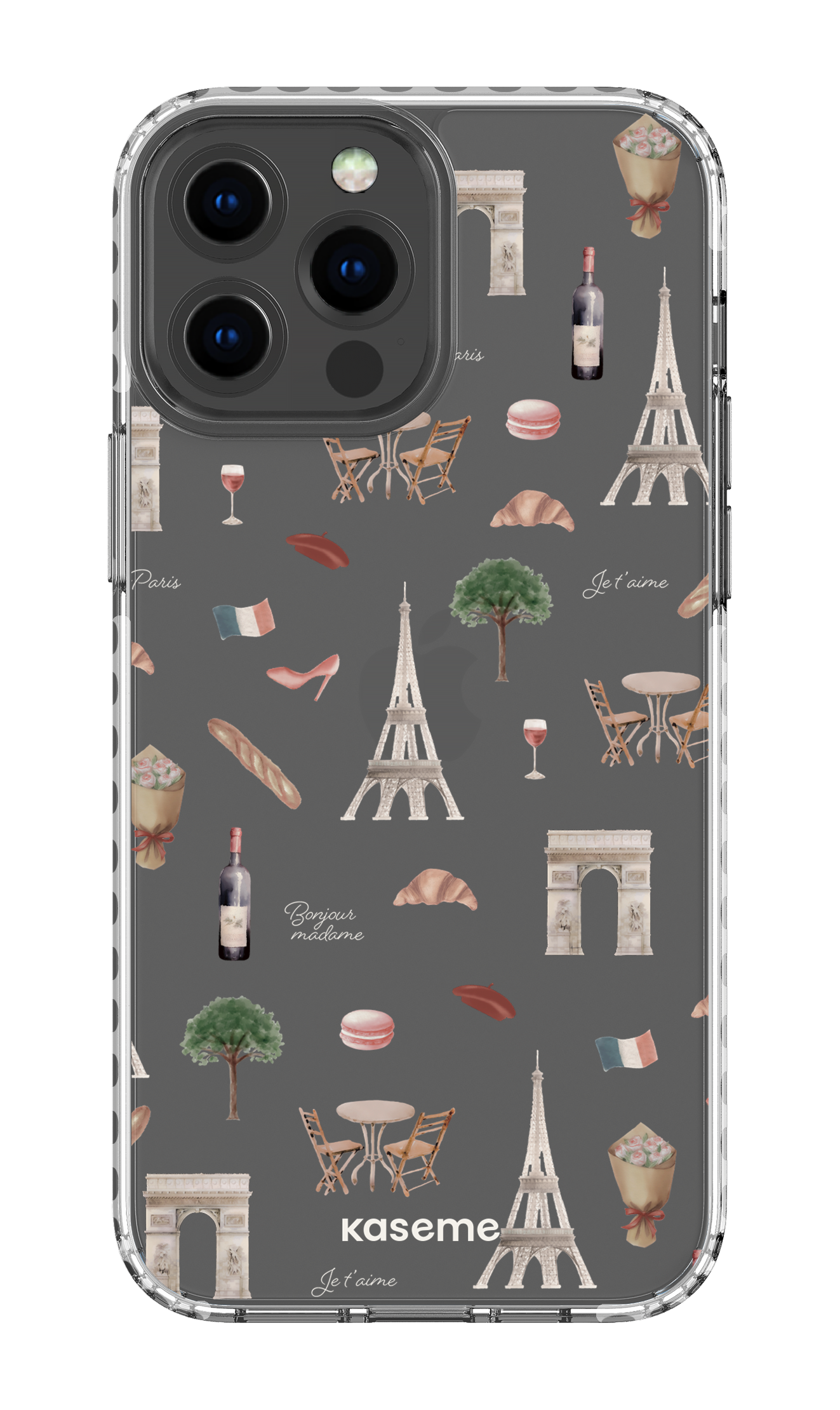 Je t'aime Paris Clear Case - iPhone 13 Pro Max