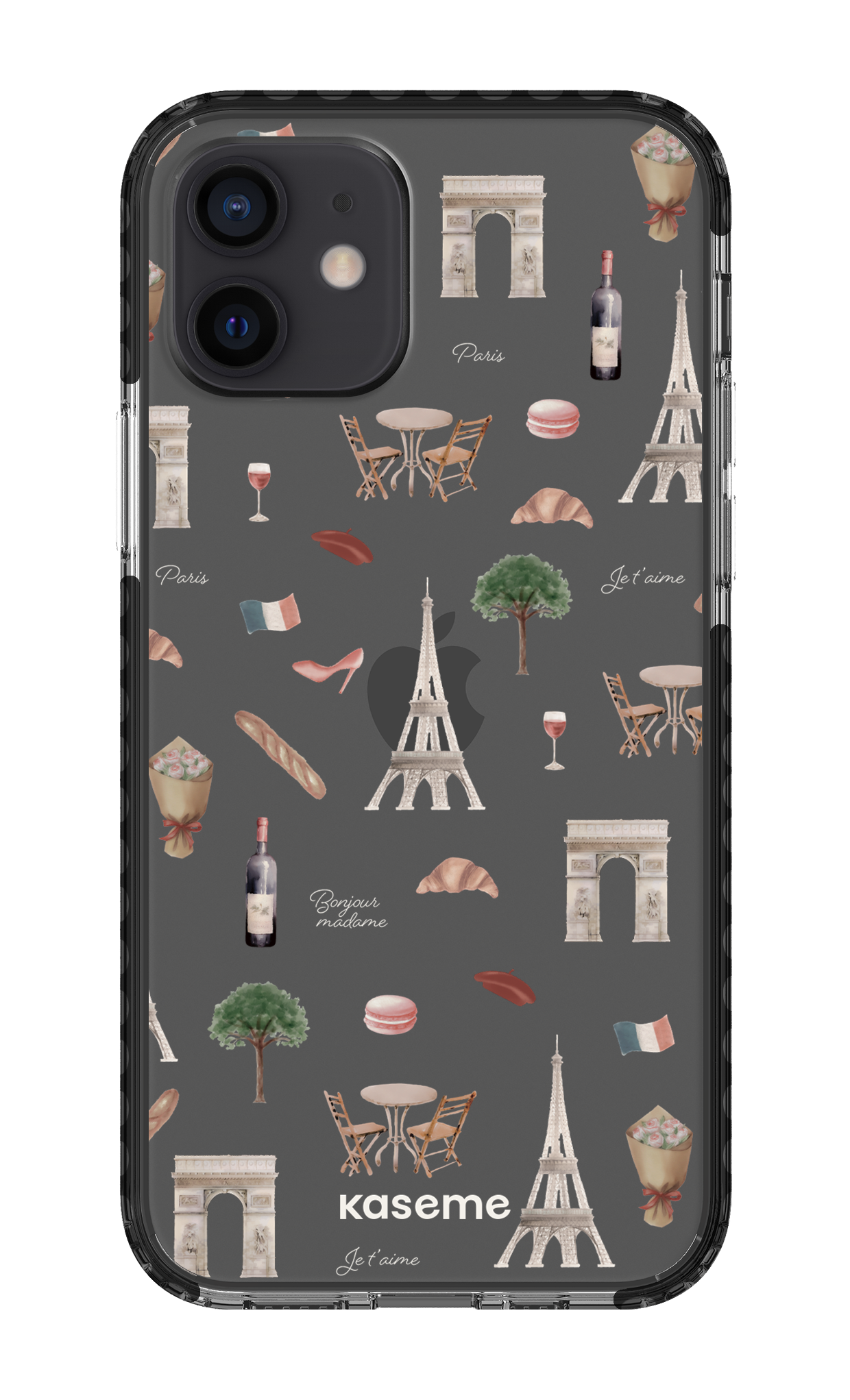 Je t'aime Paris Clear Case - iPhone 12