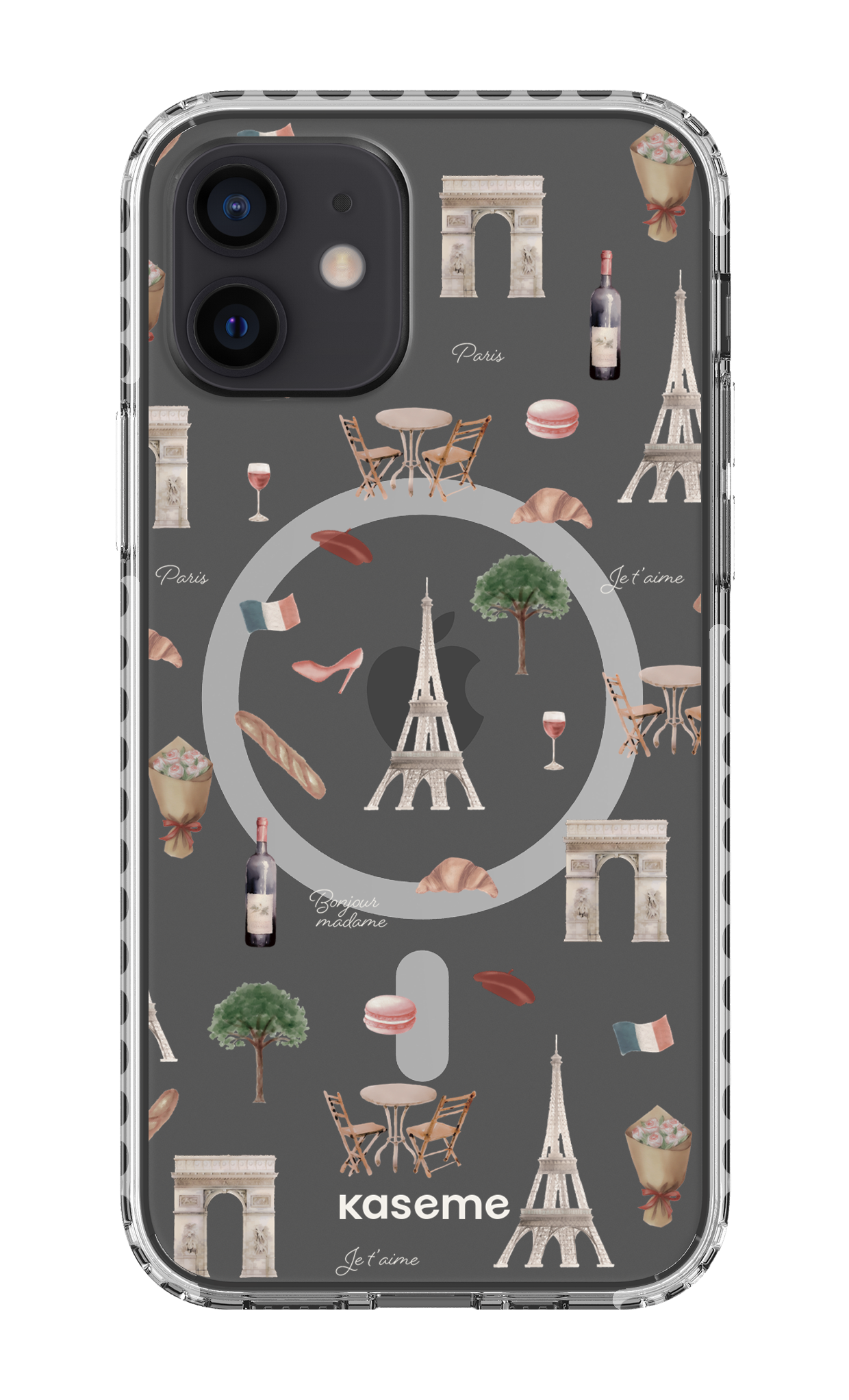 Je t'aime Paris Clear Case - iPhone 12