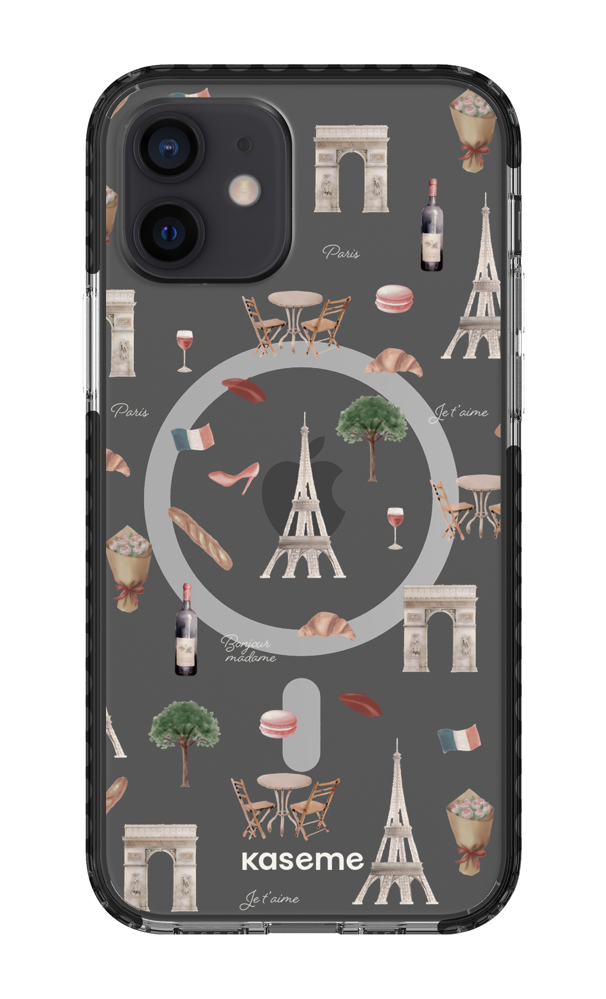 Je t'aime Paris Clear Case - iPhone 12