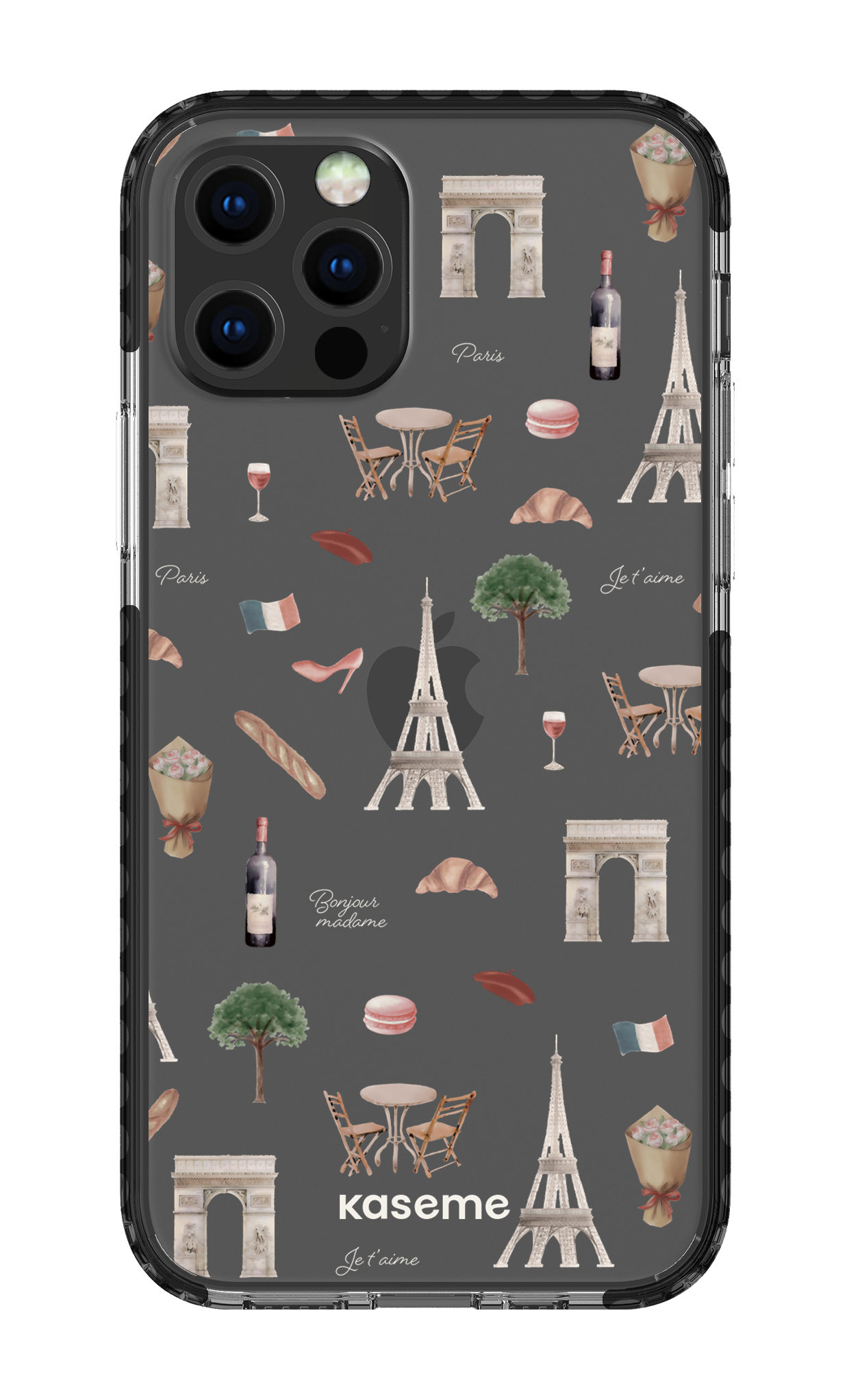 Je t'aime Paris Clear Case - iPhone 12 Pro