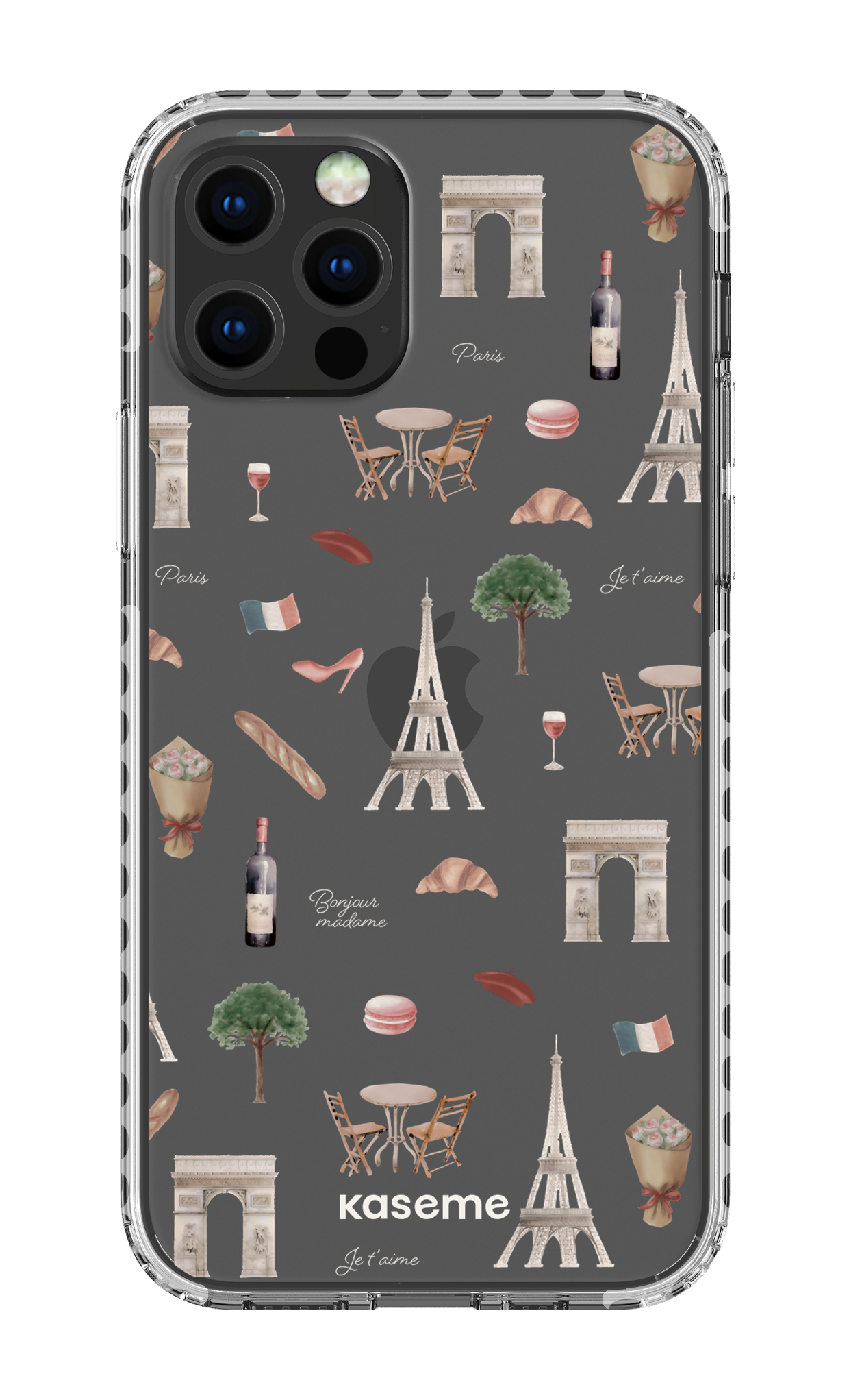 Je t'aime Paris Clear Case - iPhone 12 Pro