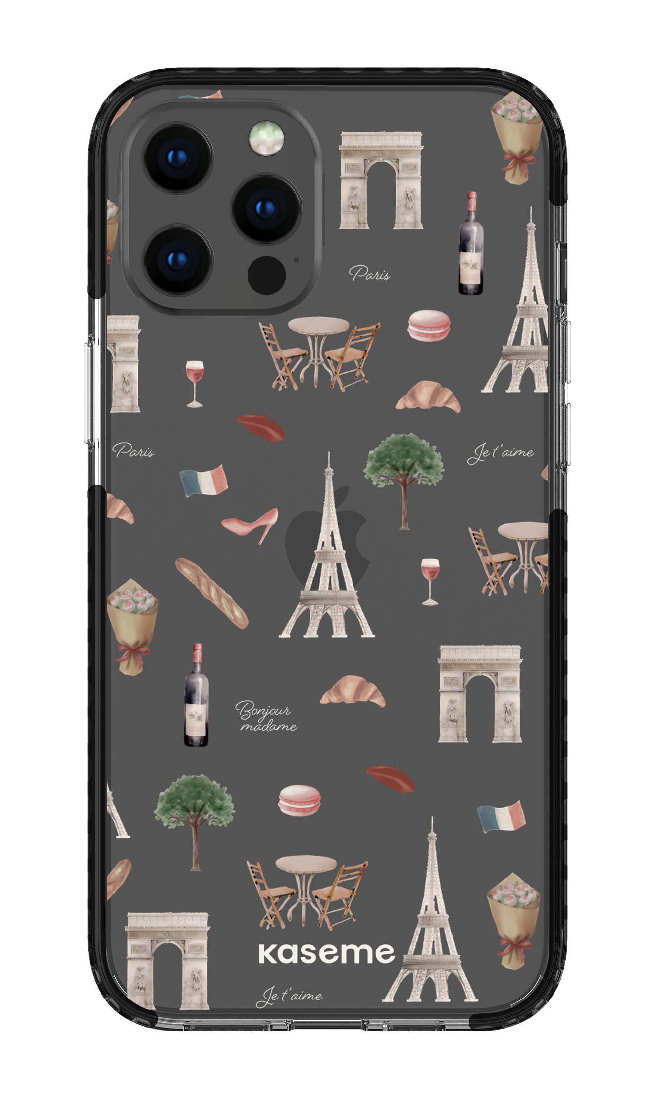 Je t'aime Paris Clear Case - iPhone 12 Pro Max