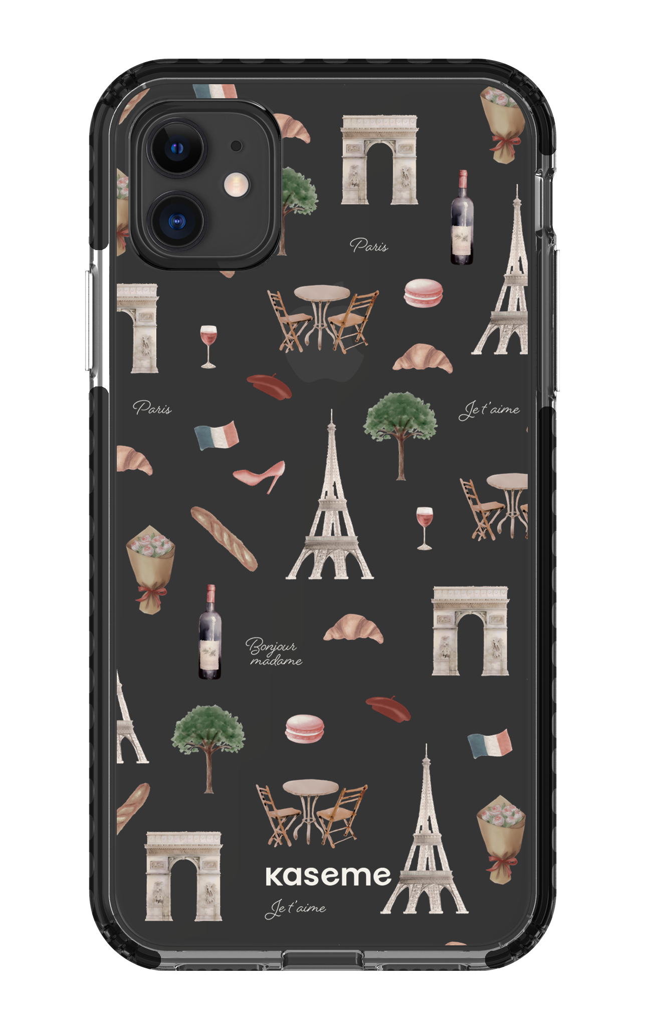 Je t'aime Paris Clear Case - iPhone 11