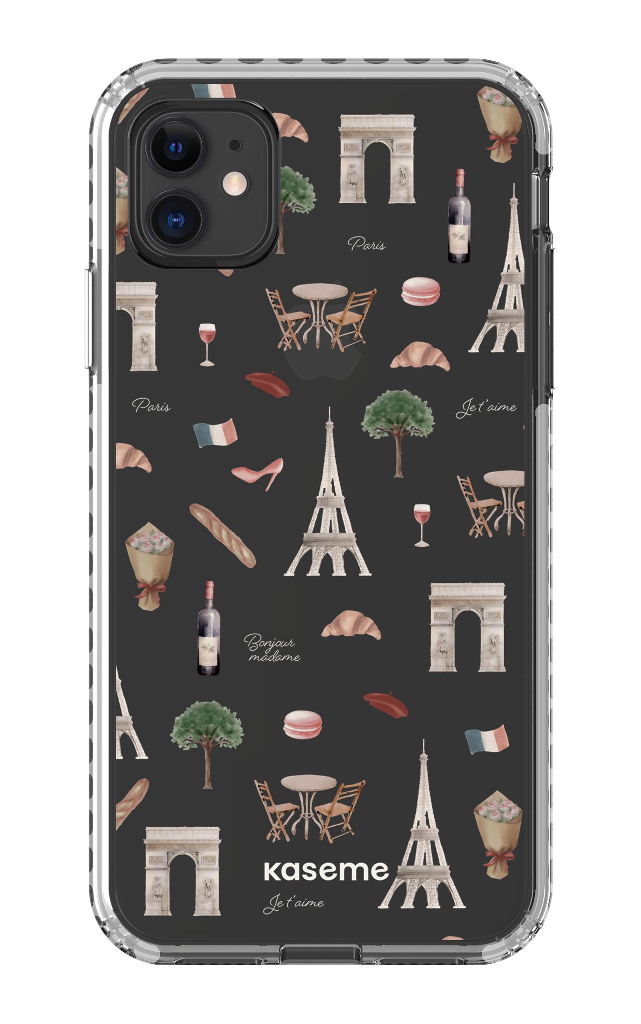 Je t'aime Paris Clear Case - iPhone 11