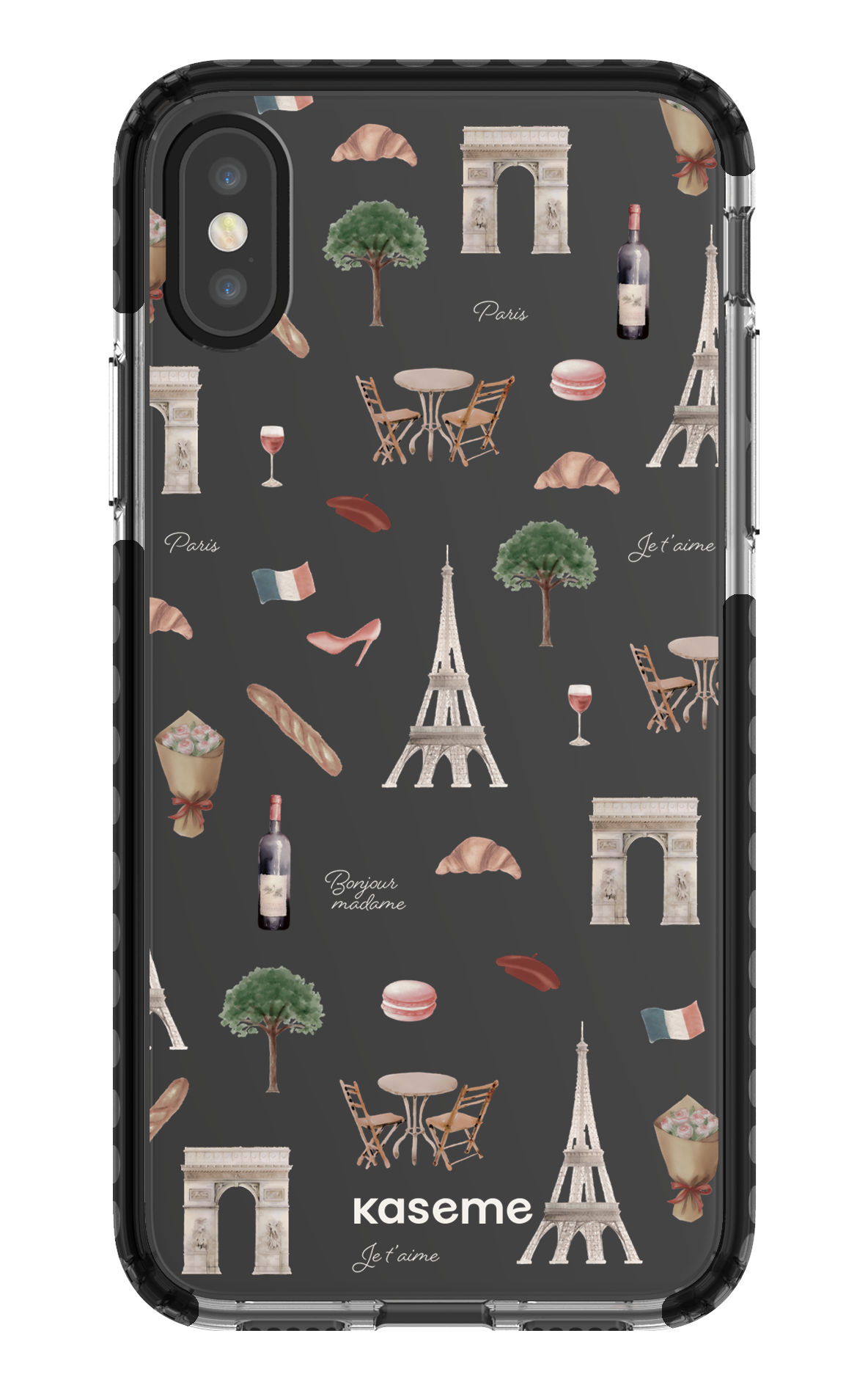 Je t'aime Paris Clear Case - iPhone X/Xs