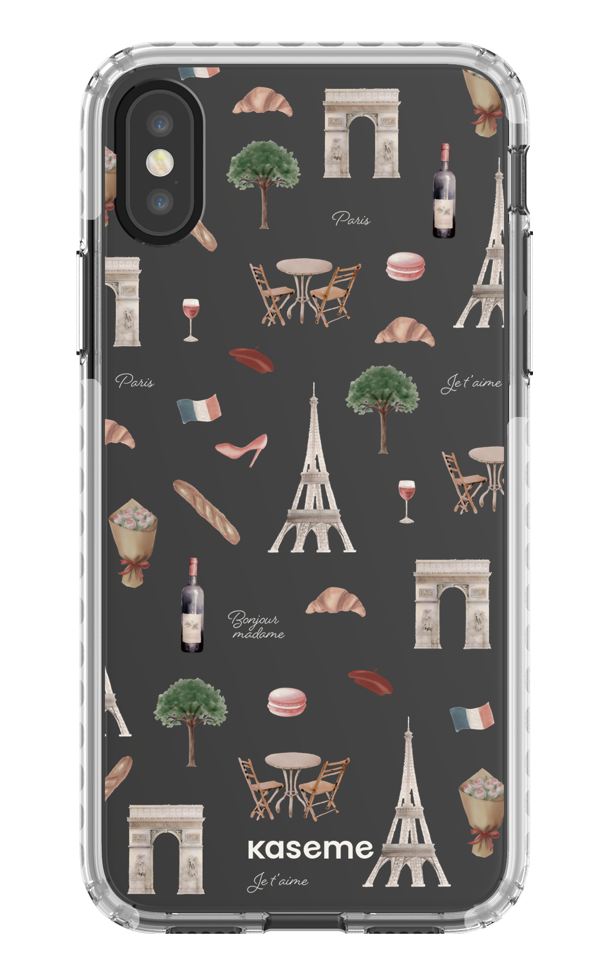 Je t'aime Paris Clear Case - iPhone X/Xs