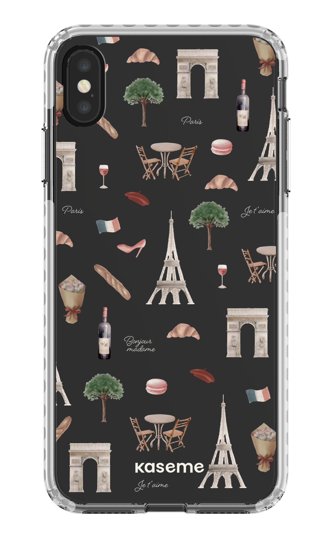 Je t'aime Paris Clear Case - iPhone XS Max