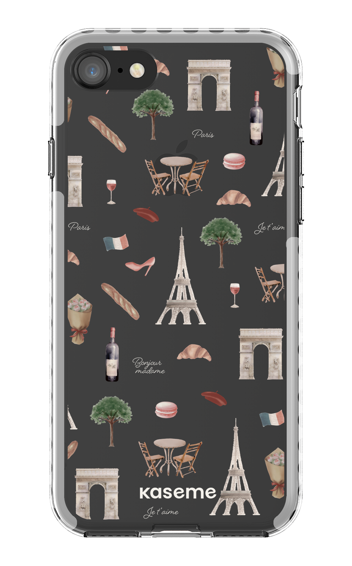 Je t'aime Paris Clear Case - iPhone SE 2020 / 2022