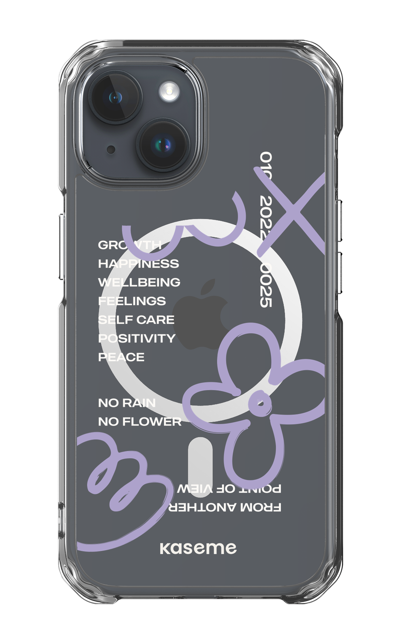 Feelings purple clear case - iPhone 15