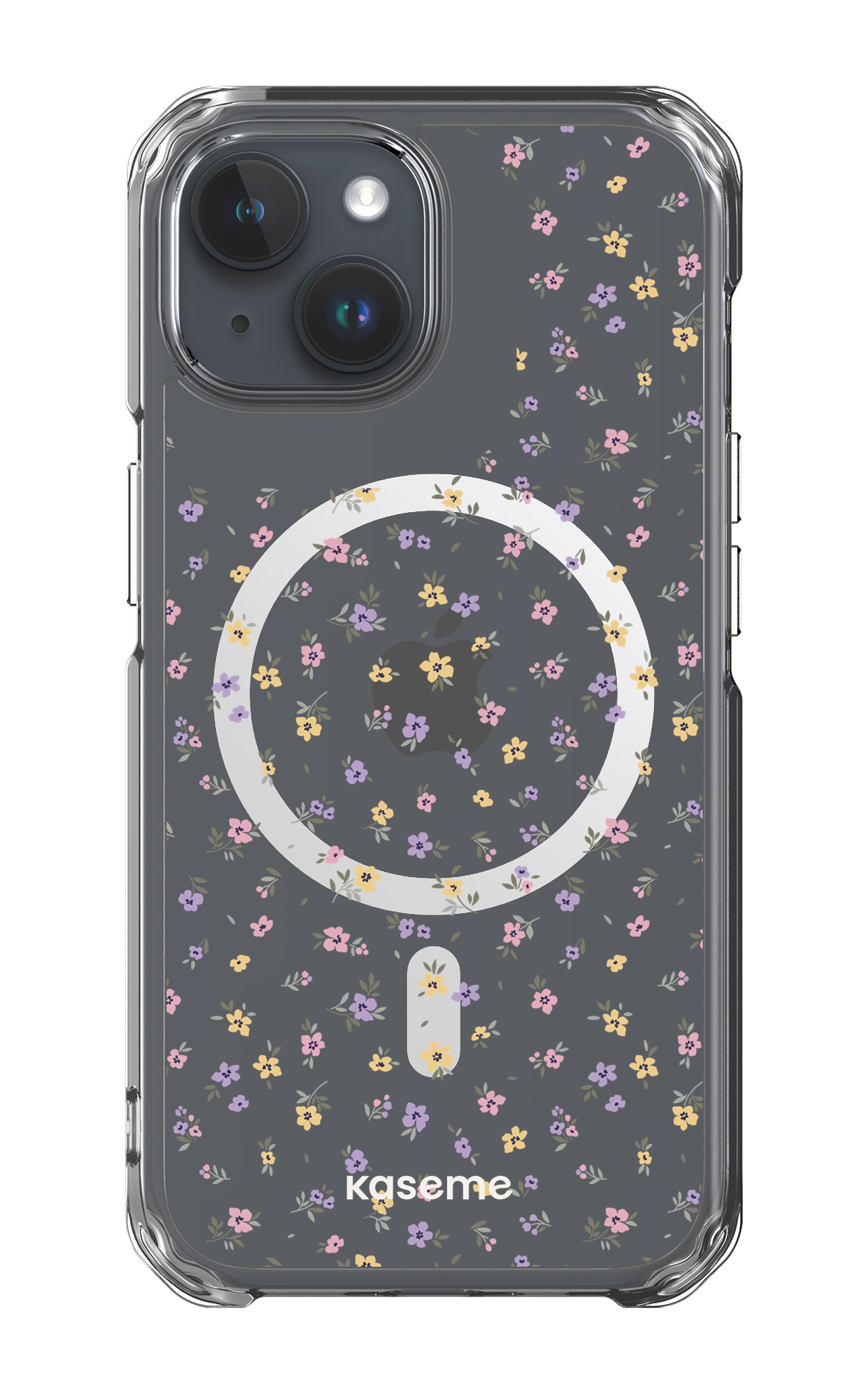 Porcelain Blossom Clear Case - iPhone 15