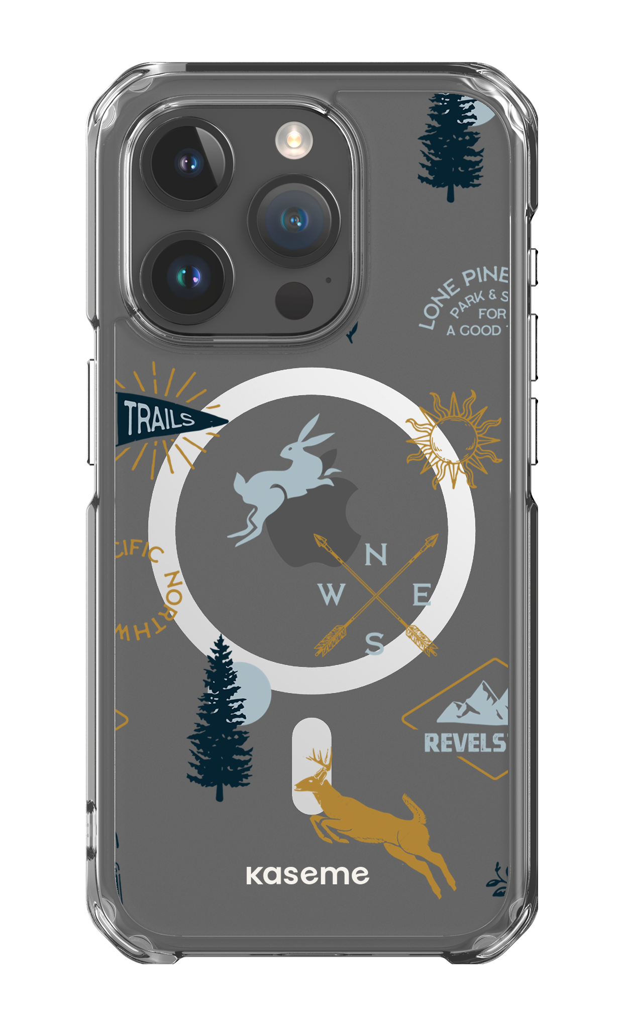 Revelstoke white clear case - iPhone 15 Pro