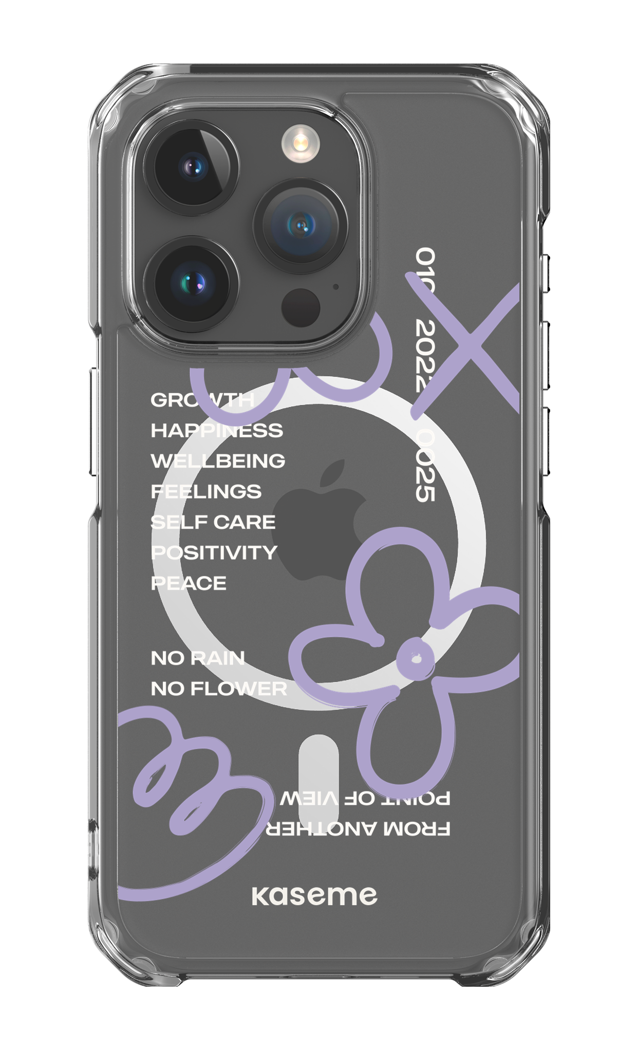 Feelings purple clear case - iPhone 15 Pro