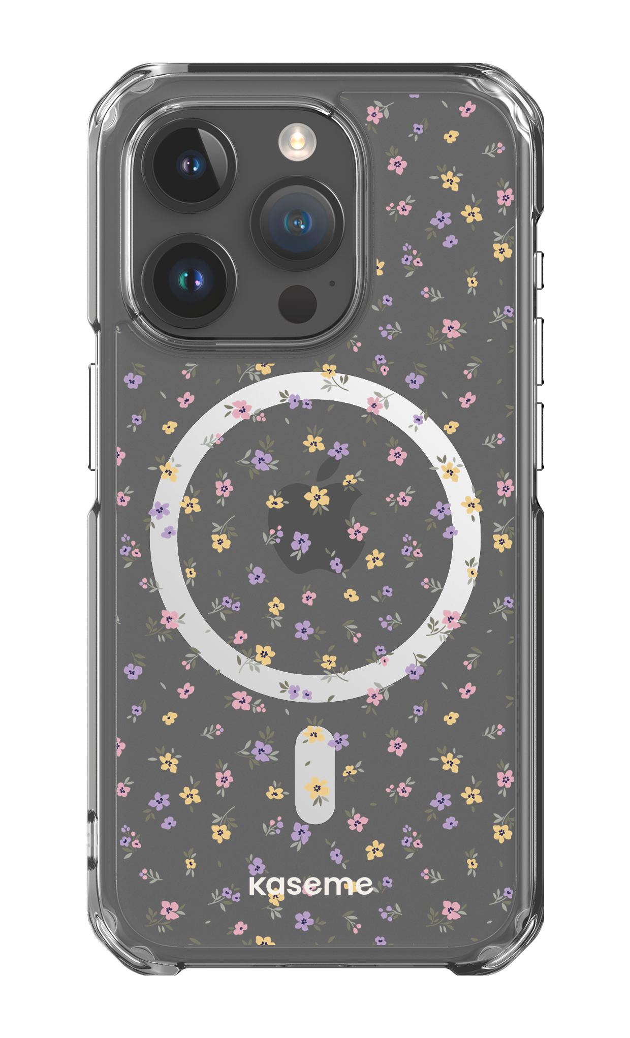 Porcelain Blossom Clear Case - iPhone 15 Pro