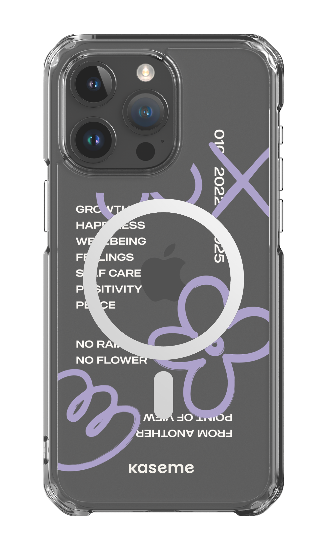 Feelings purple clear case - iPhone 15 Pro Max