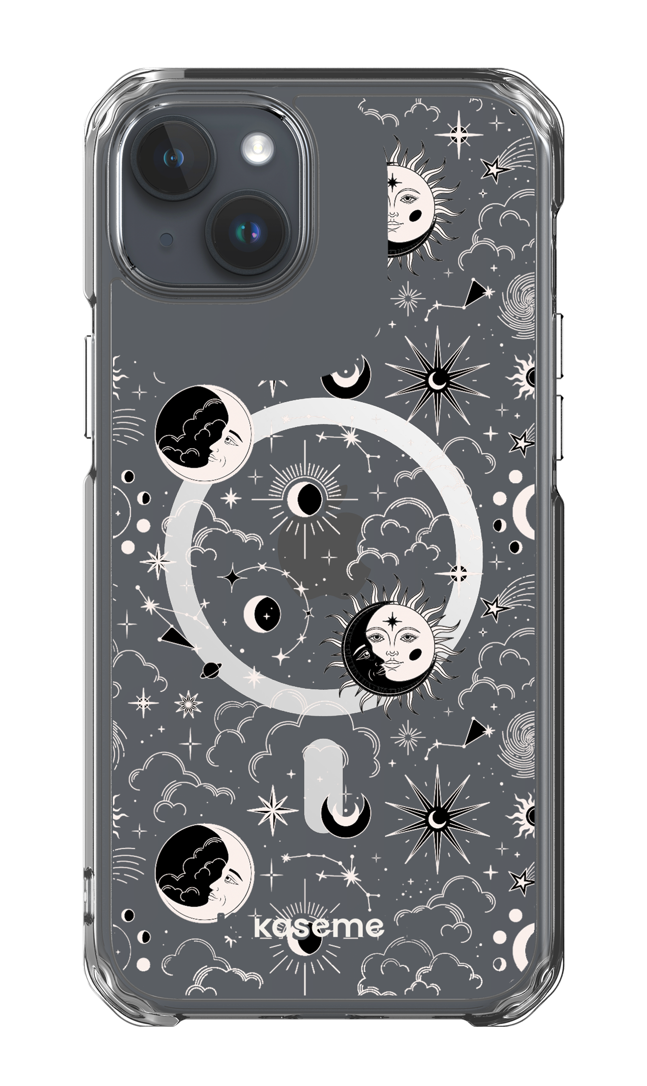 Milky Way White Clear Case - iPhone 15 Plus