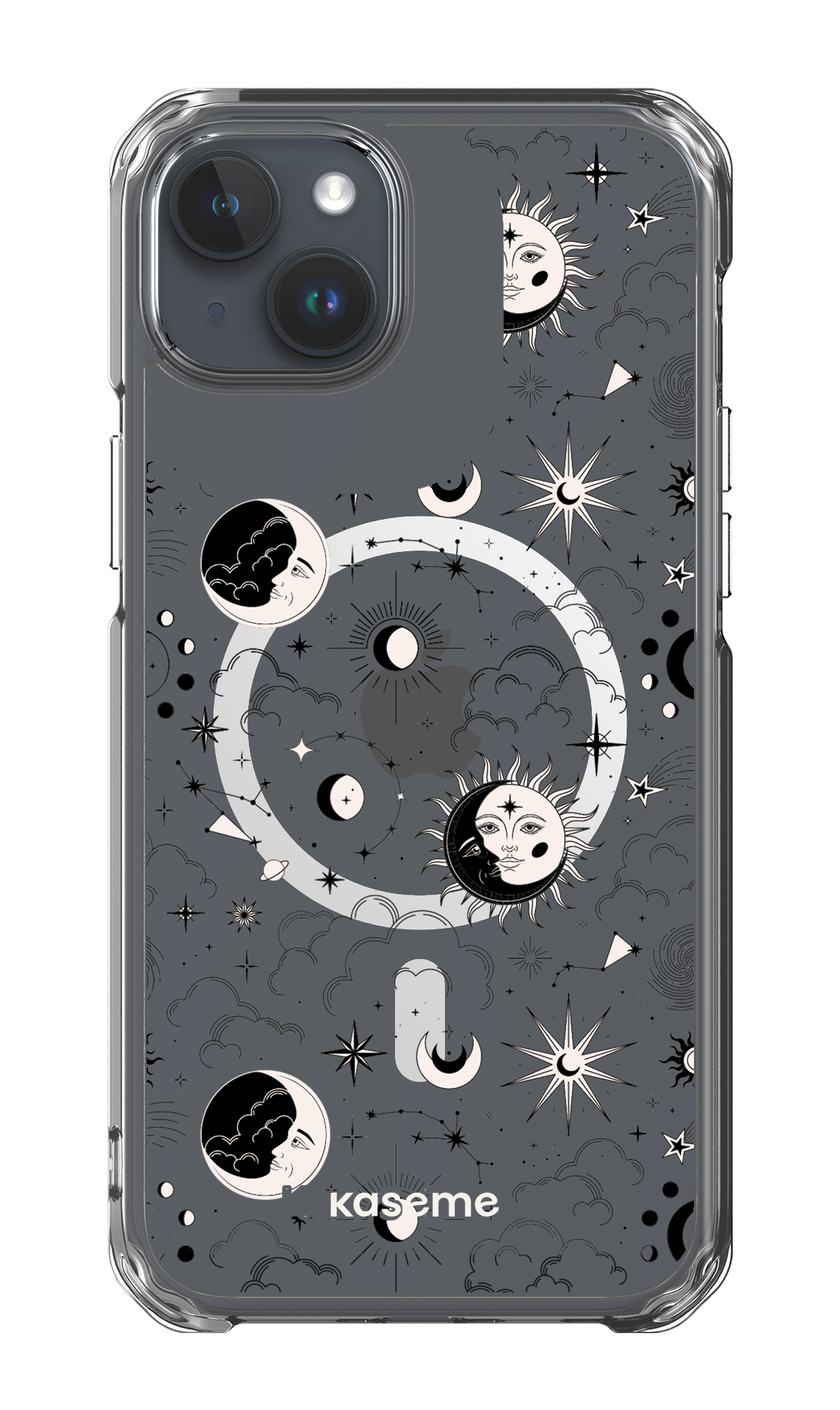 Milky Way Black Clear Case - iPhone 15 Plus