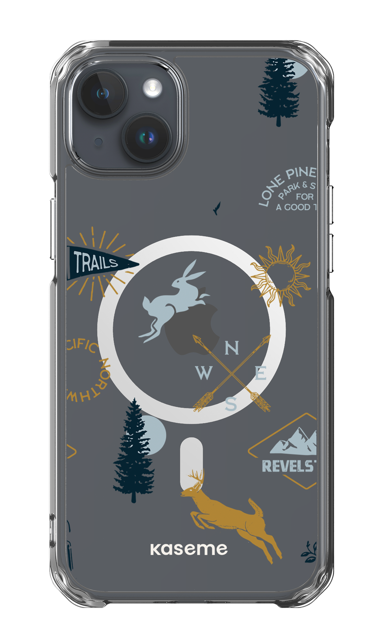 Revelstoke white clear case - iPhone 15 Plus