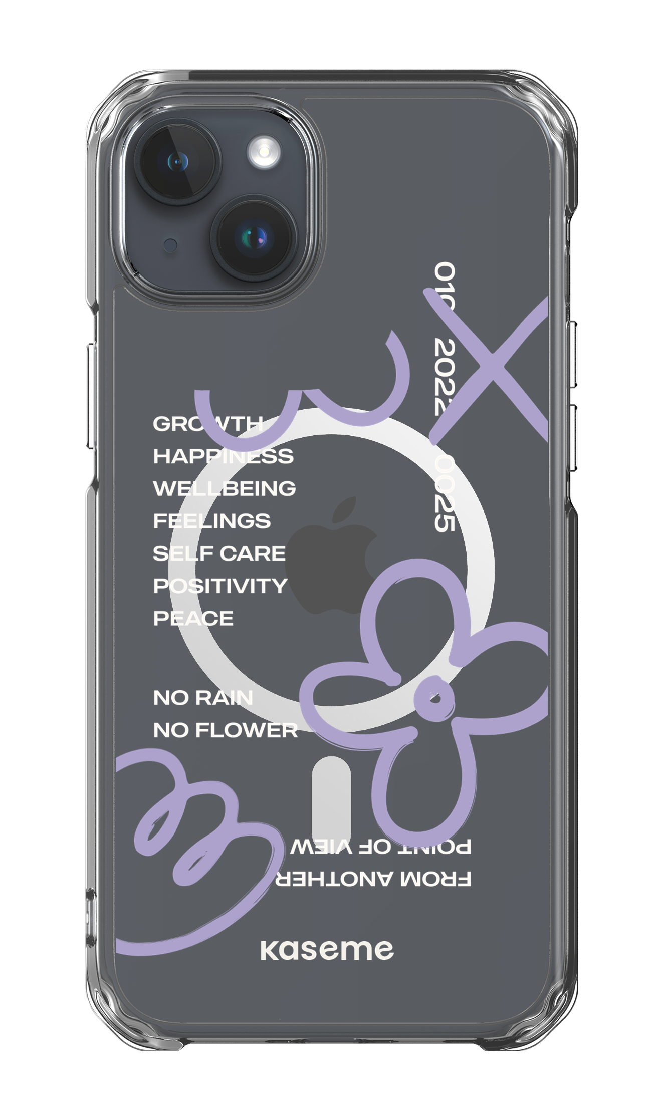 Feelings purple clear case - iPhone 15 Plus