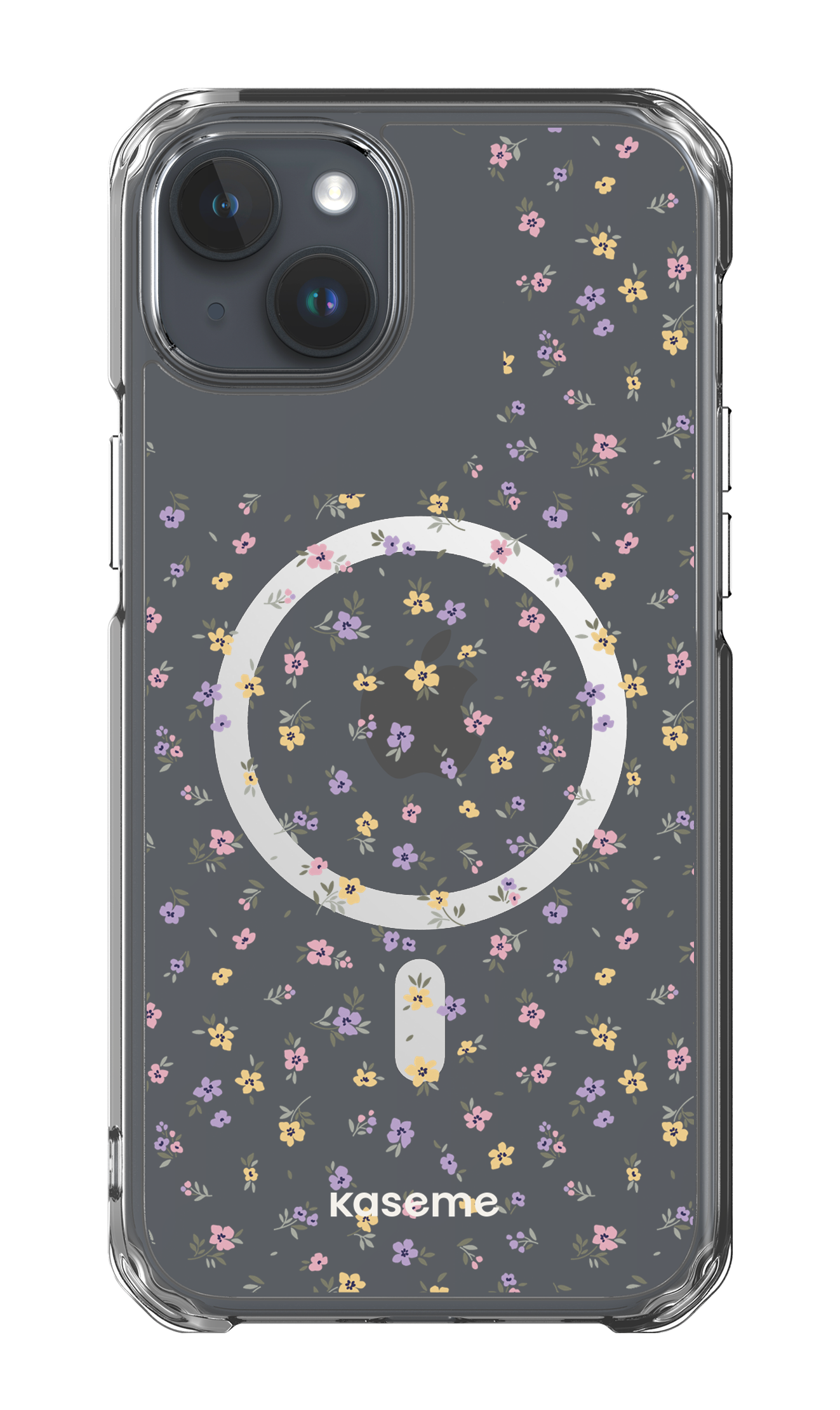 Porcelain Blossom Clear Case - iPhone 15 Plus