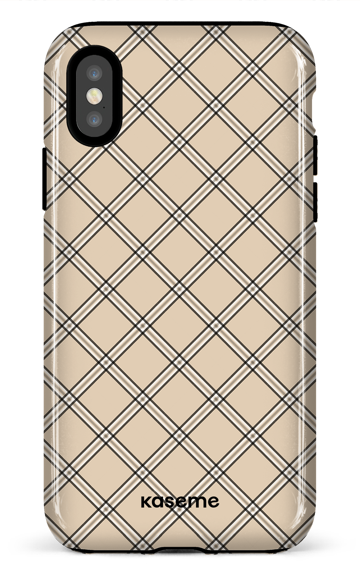 Flannel Beige - iPhone X/Xs