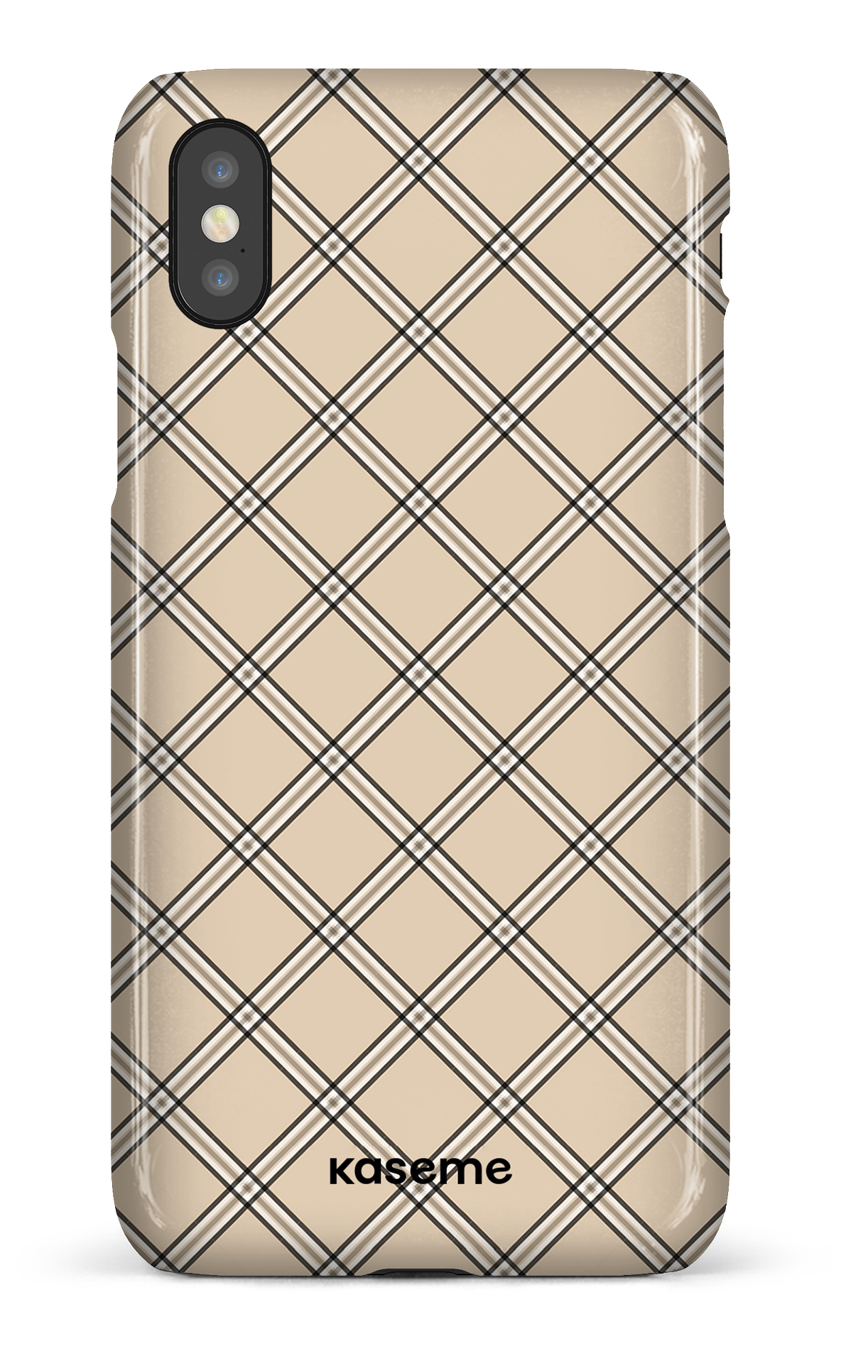 Flannel Beige - iPhone X/Xs