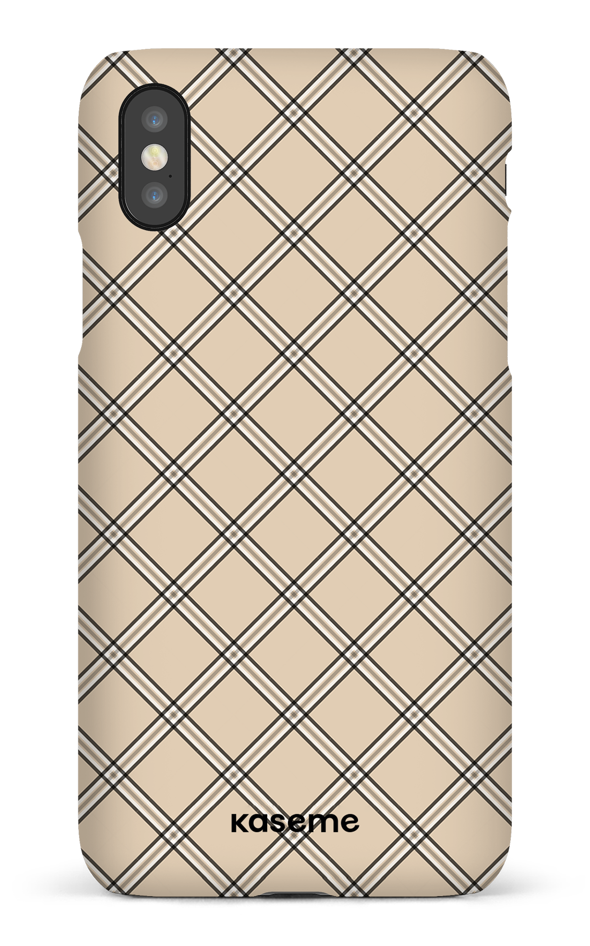 Flannel Beige - iPhone X/Xs