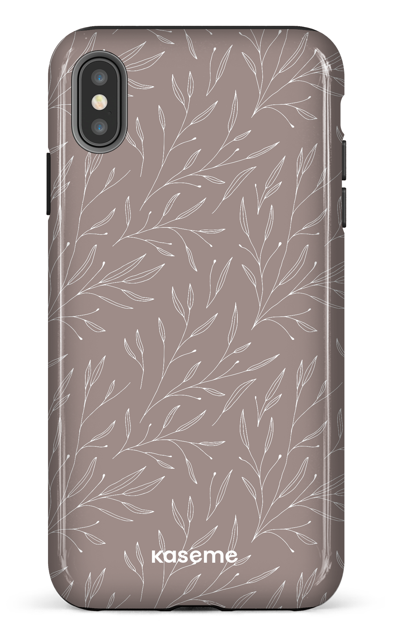 Hibiscus Grey - iPhone XS Max