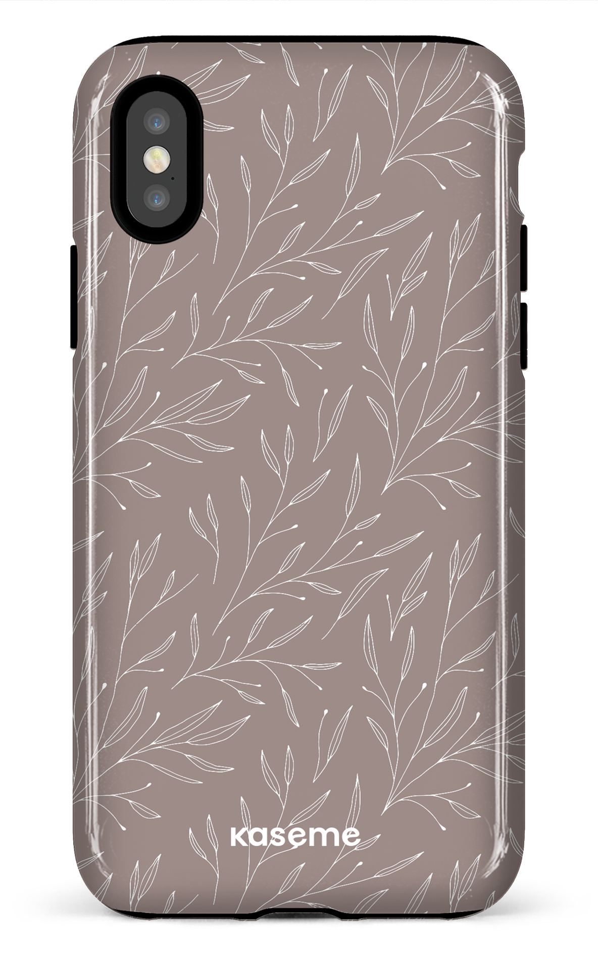 Hibiscus Grey - iPhone X/Xs