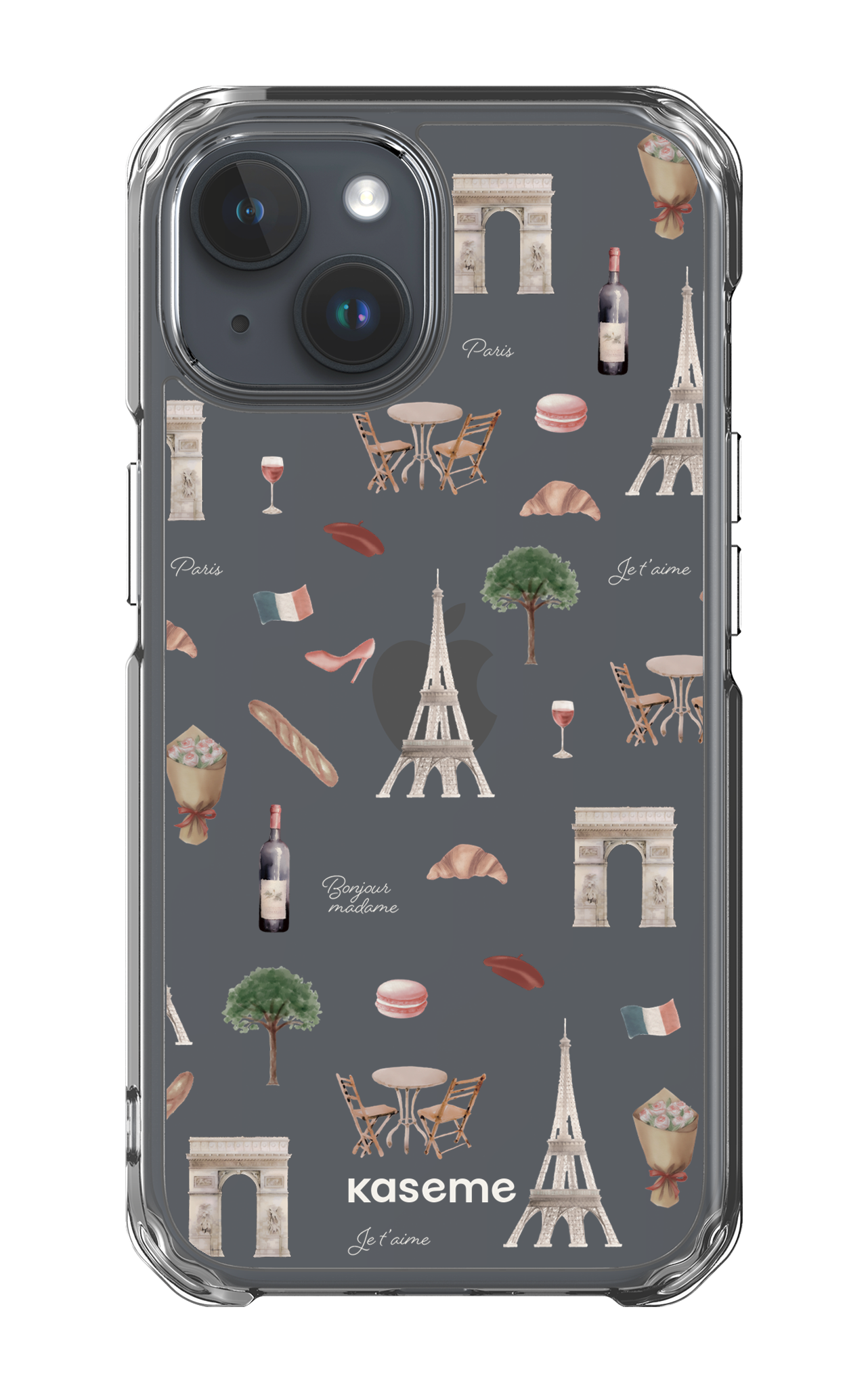 Je t'aime Paris Clear Case - iPhone 15