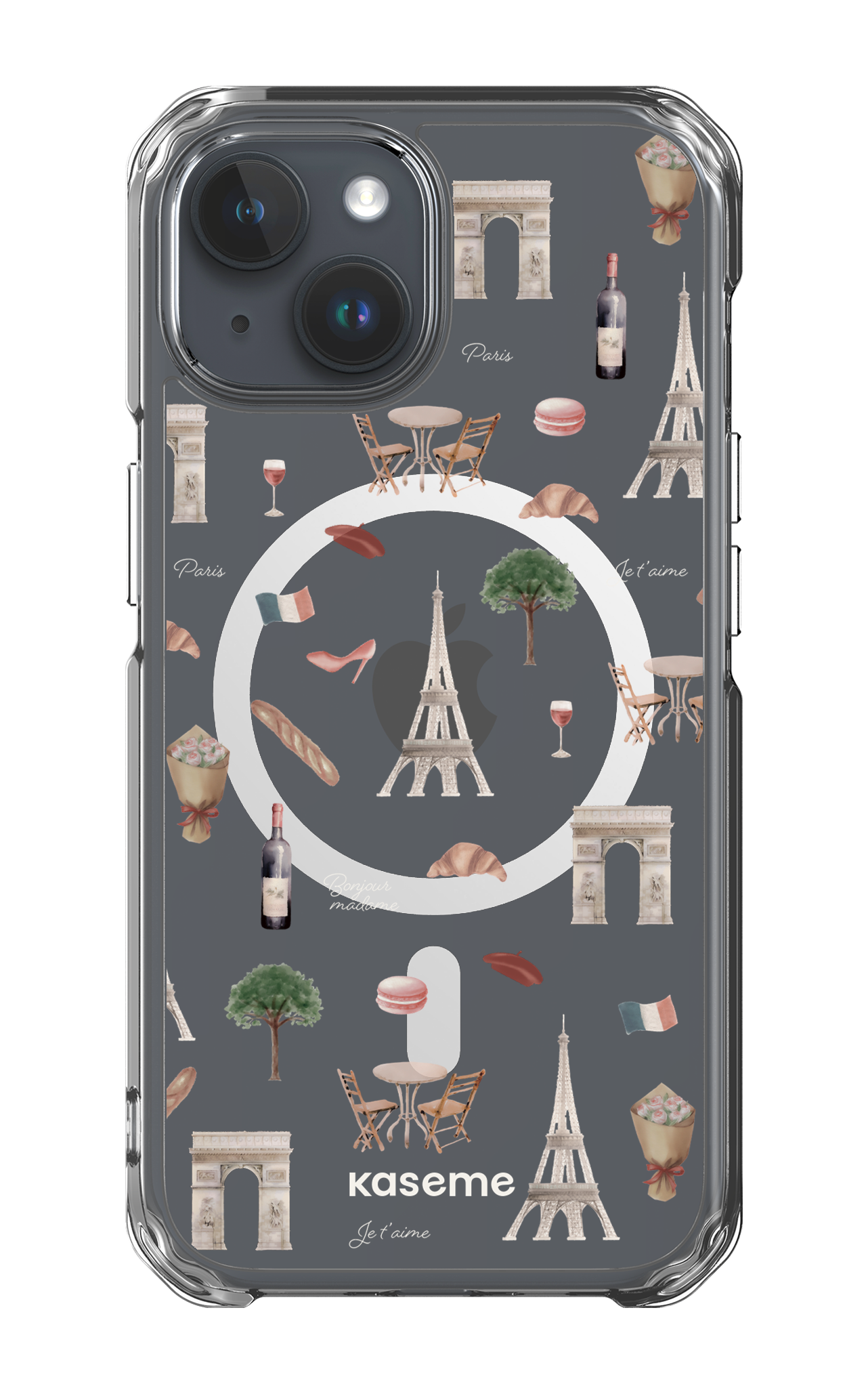 Je t'aime Paris Clear Case - iPhone 15