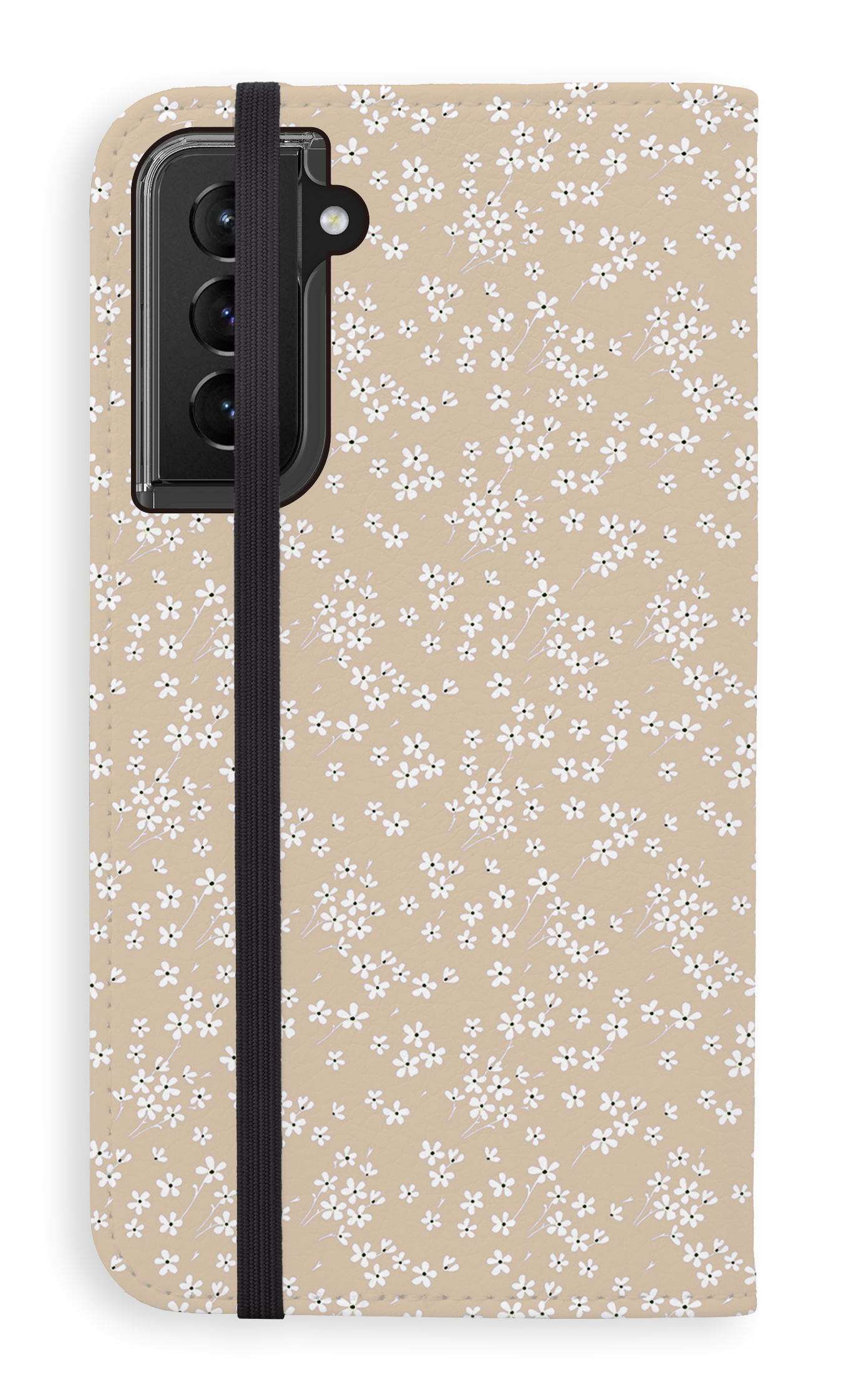 Posy Beige - Folio Case - Galaxy S21