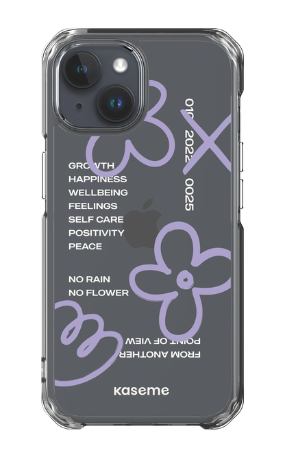 Feelings purple clear case - iPhone 15