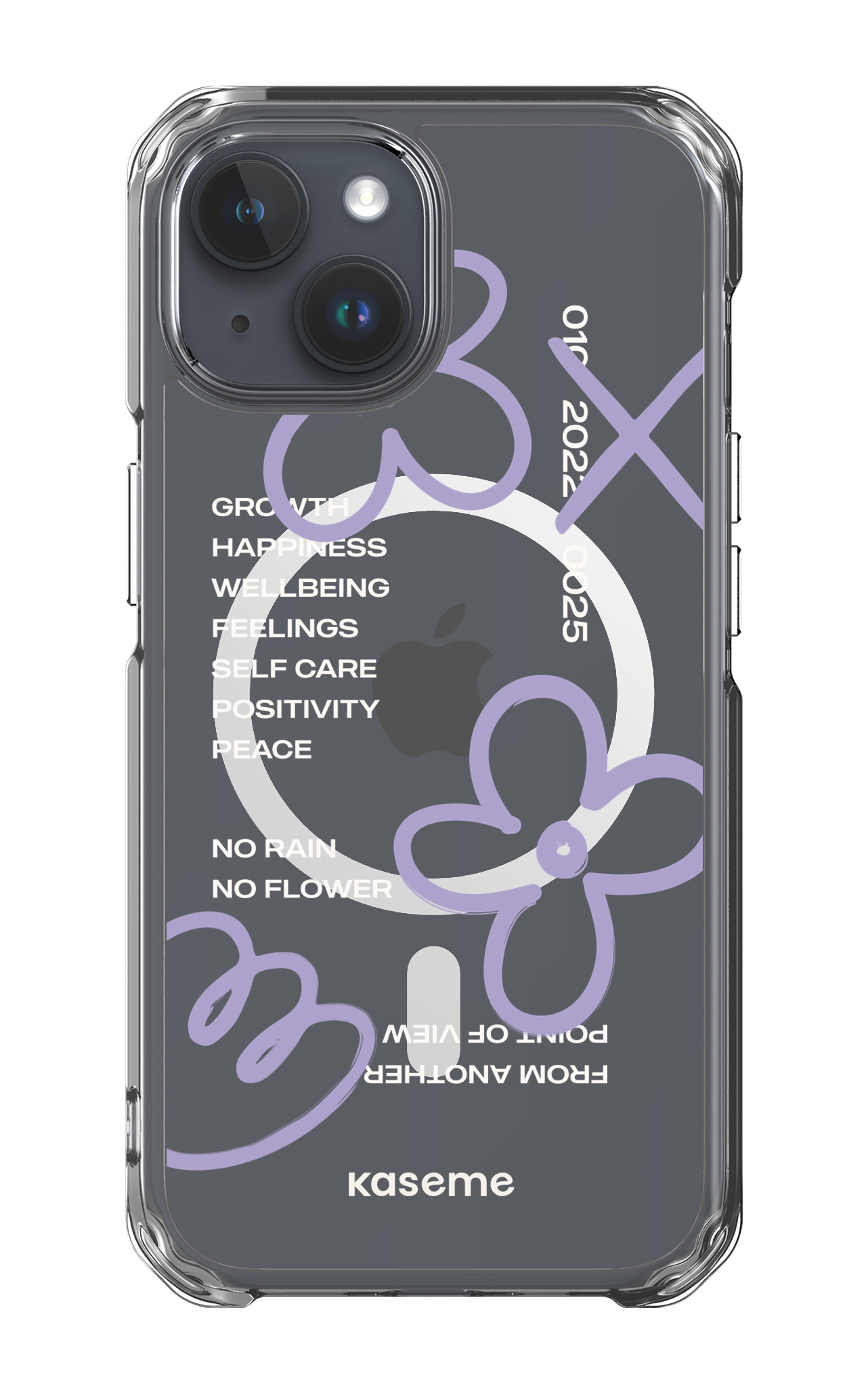 Feelings purple clear case - iPhone 15