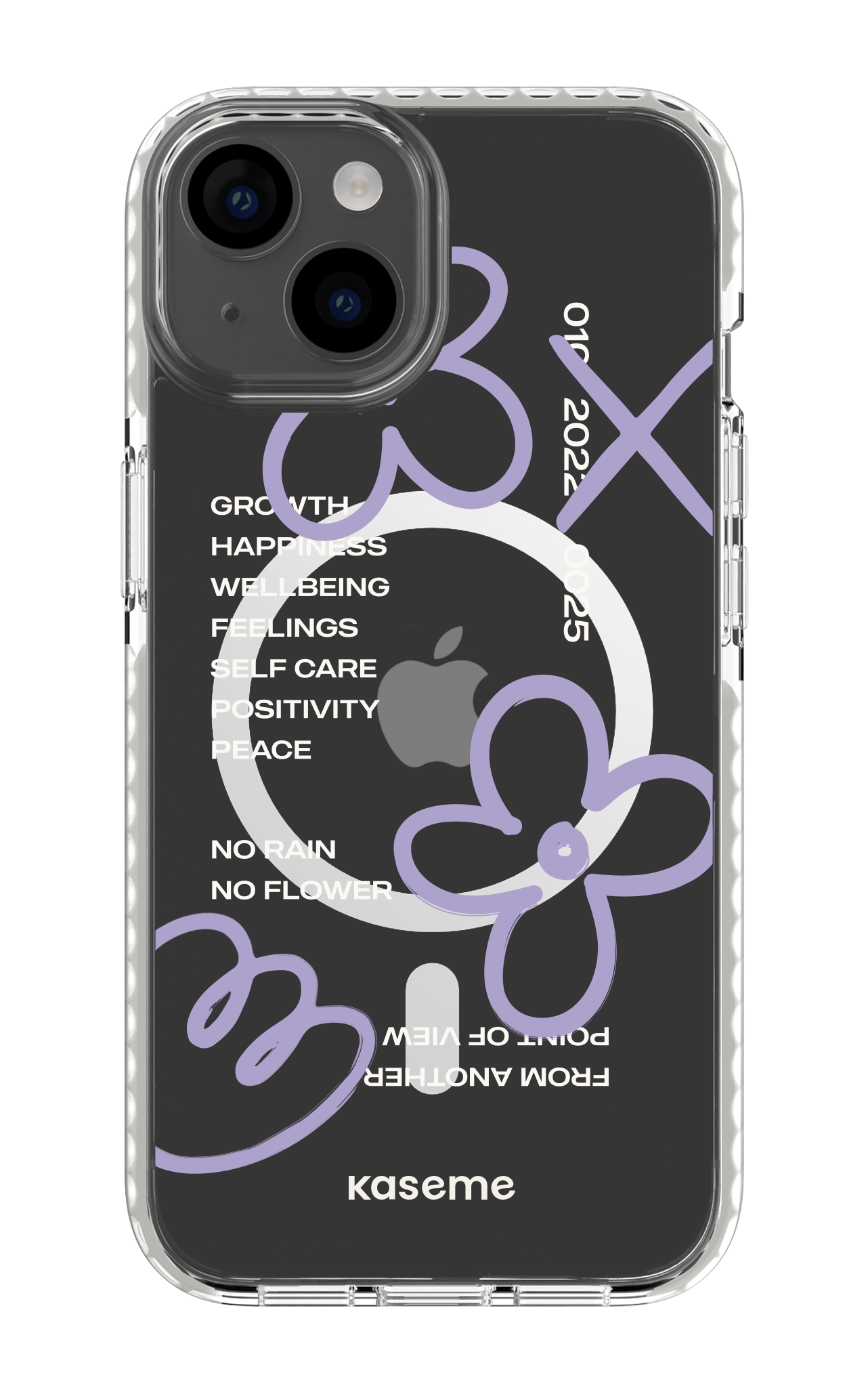 Feelings purple clear case - iPhone 14